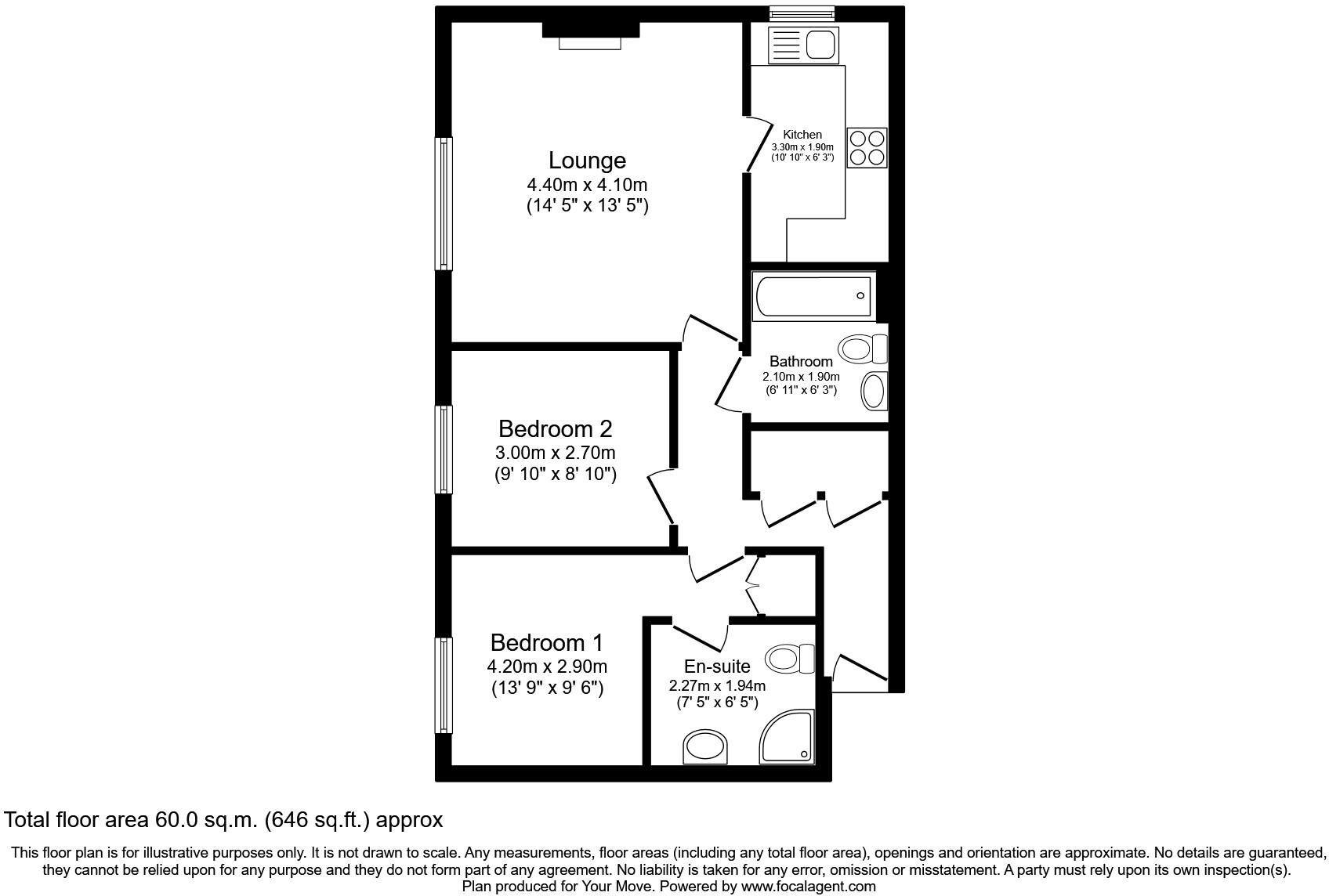 Bodiam Court, Maidstone, Kent, ME16 floorplan