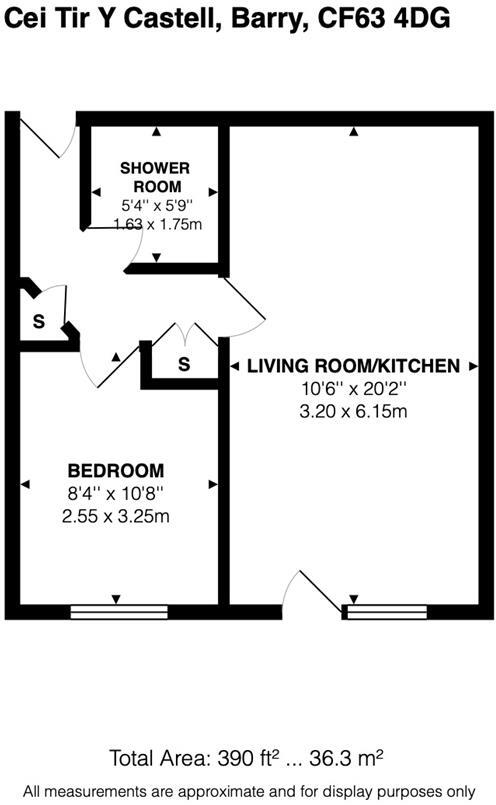 Cei Tir Y Castell, Barry floorplan
