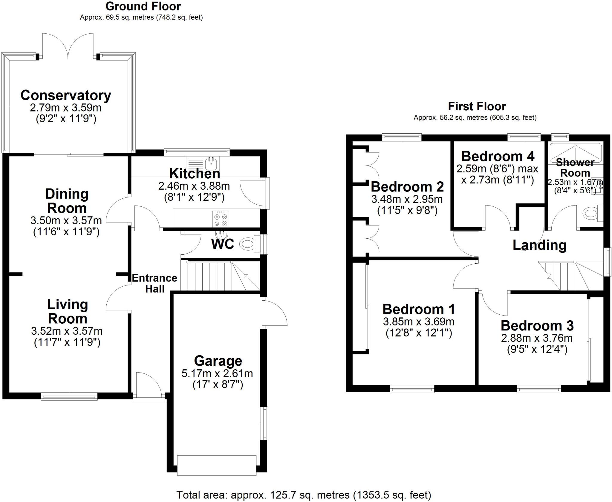 Oakdale Drive, Heald Green, Stockport SK8 3SW floorplan