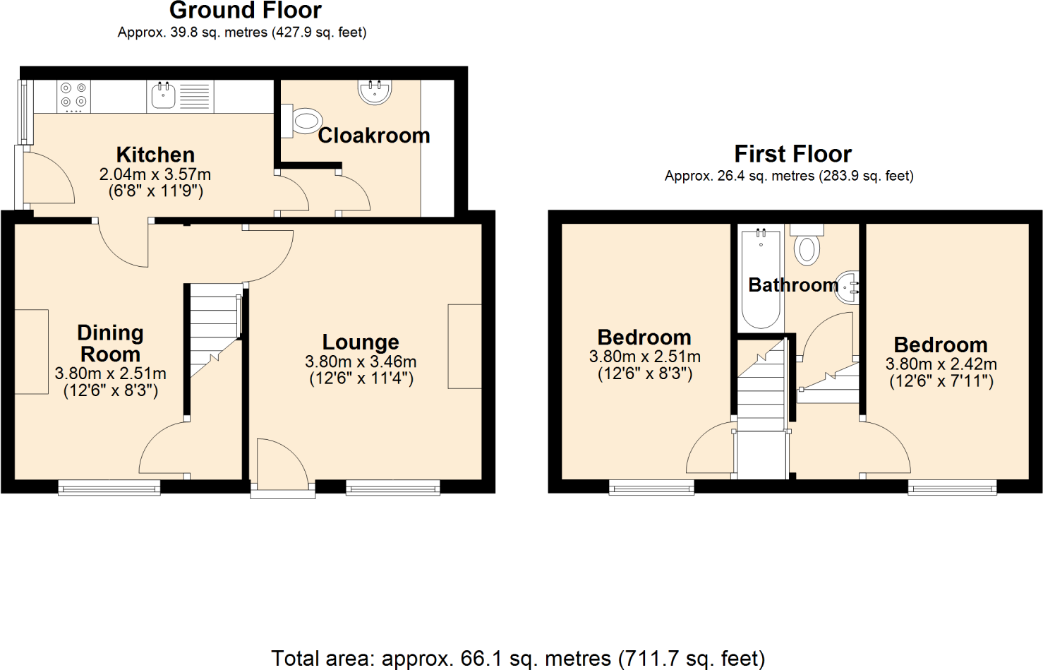 3, Smithy Bank, Broseley. TF12 5ES floorplan