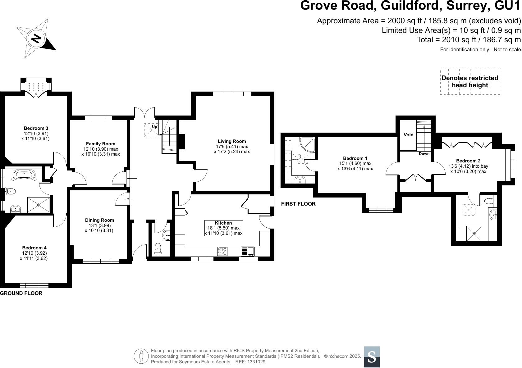 Grove Road, Guildford, Surrey, GU1 floorplan