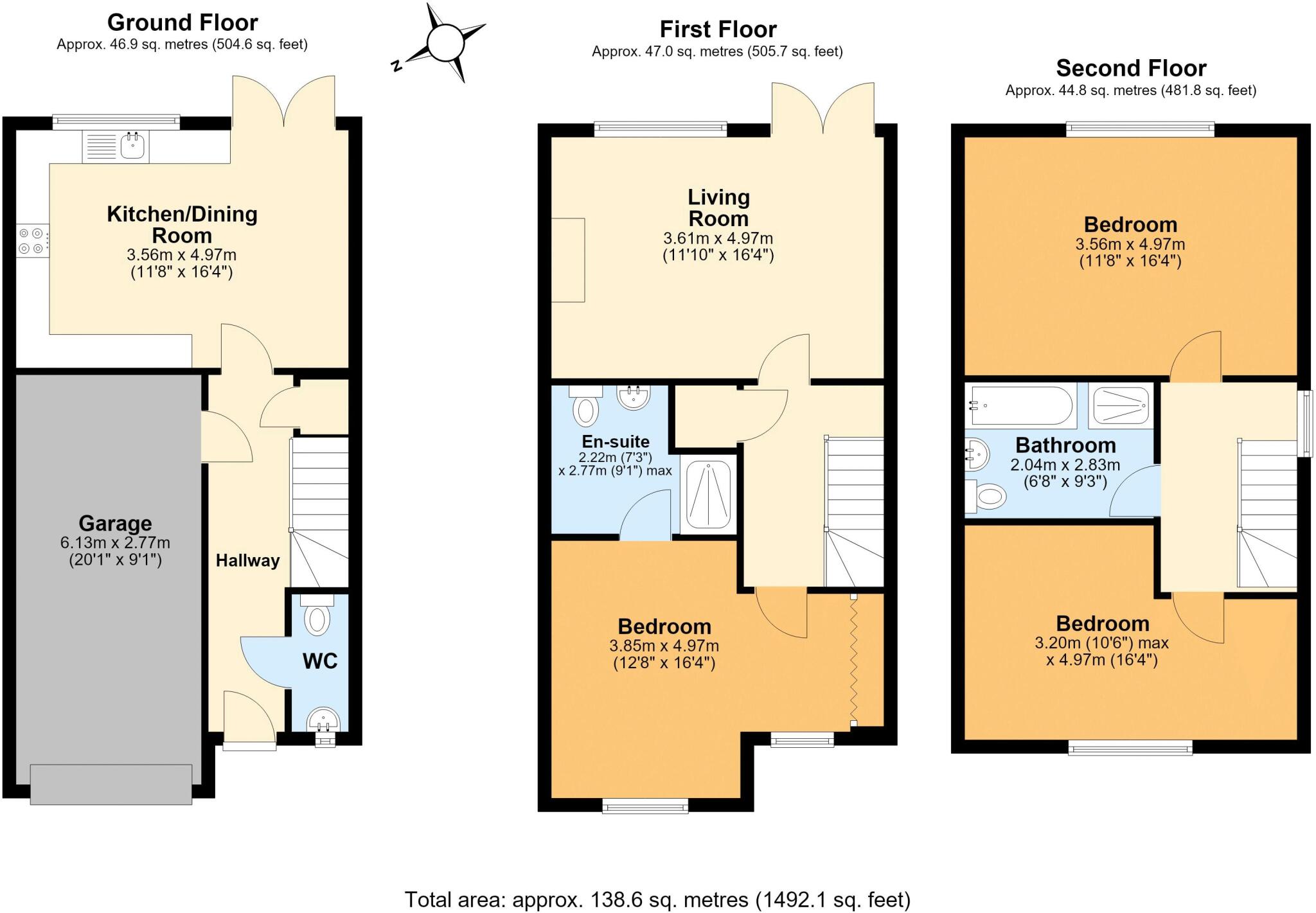 St. Denys Close, Purley floorplan
