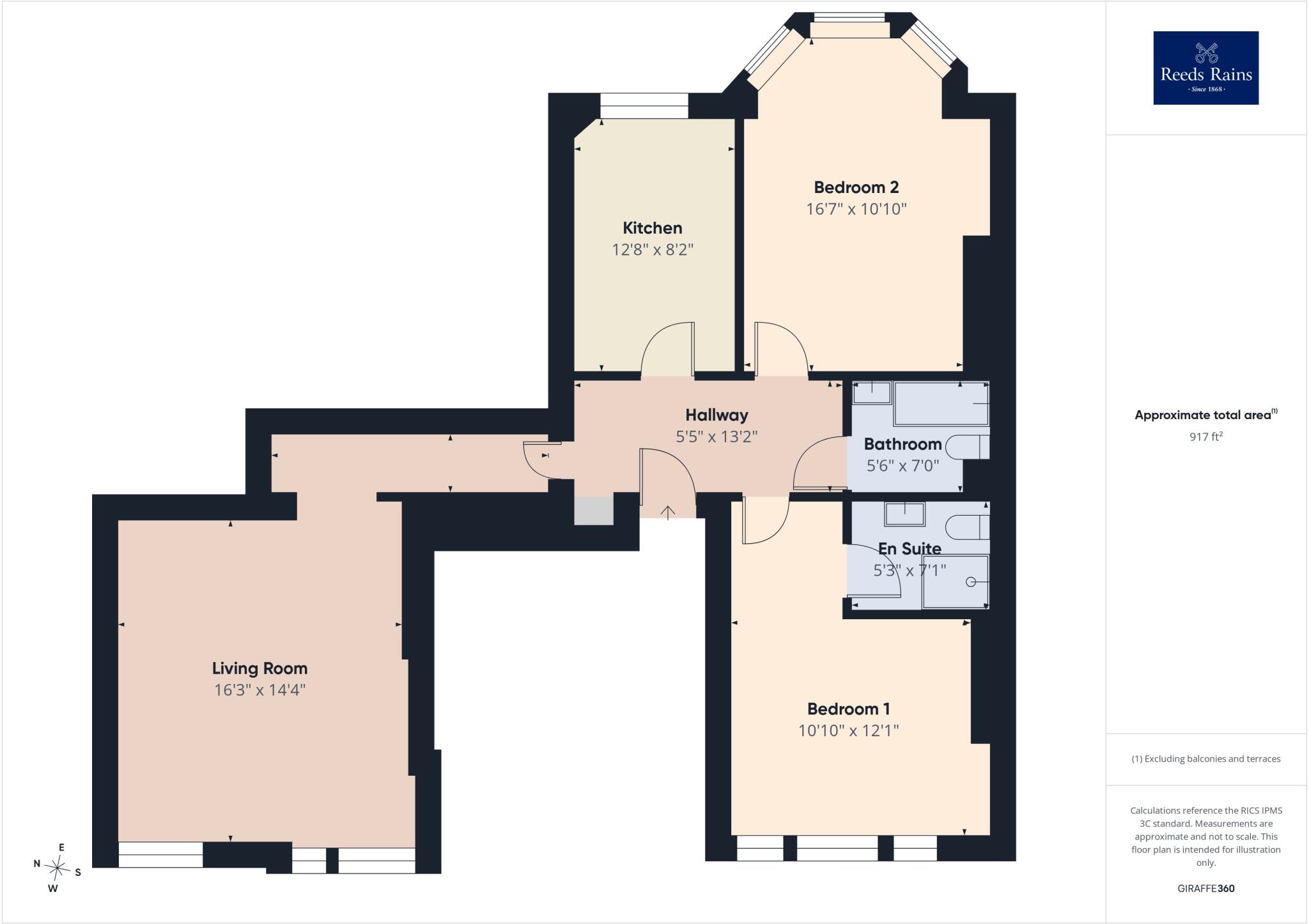 Langhorne Gardens, Folkestone, Kent, CT20 floorplan