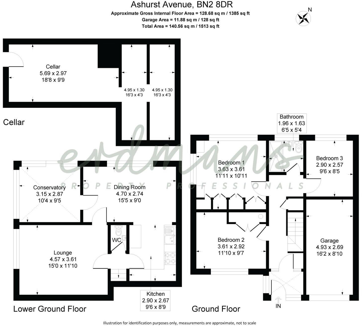 Ashurst Avenue, Saltdean, BN2 floorplan