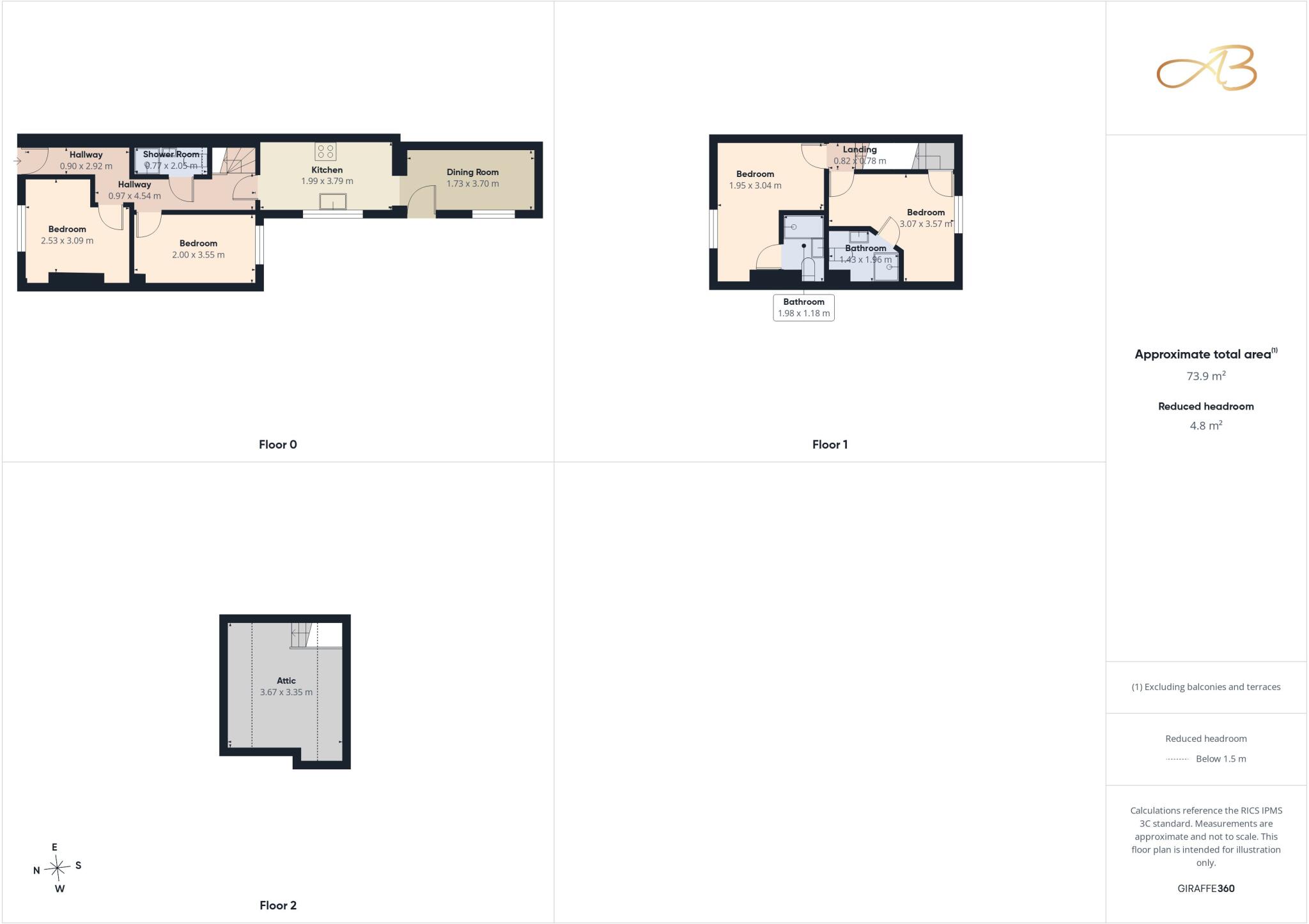 Holly Street, Middlesbrough, TS1 floorplan