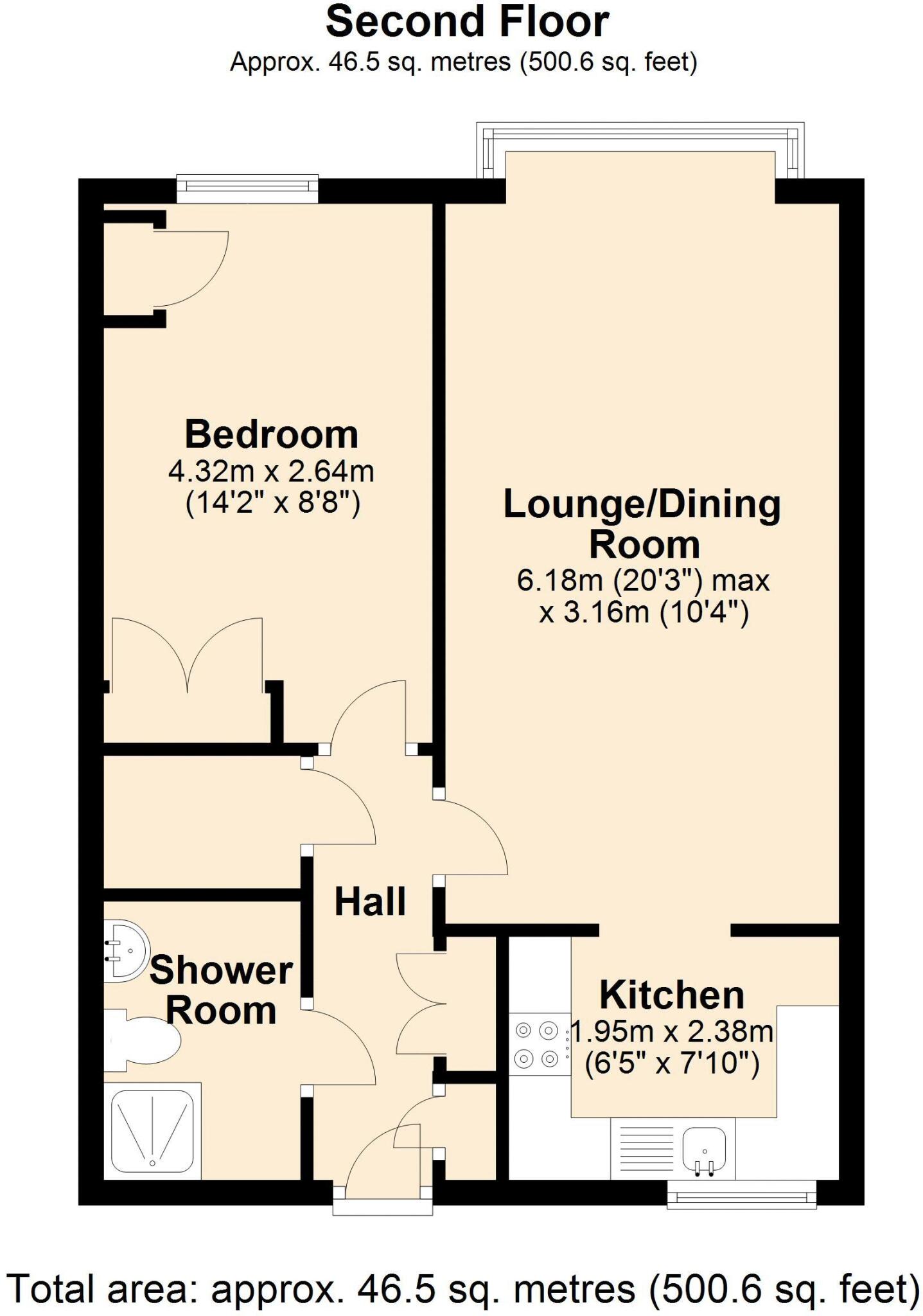 523, Uxbridge Road, Hatch End floorplan