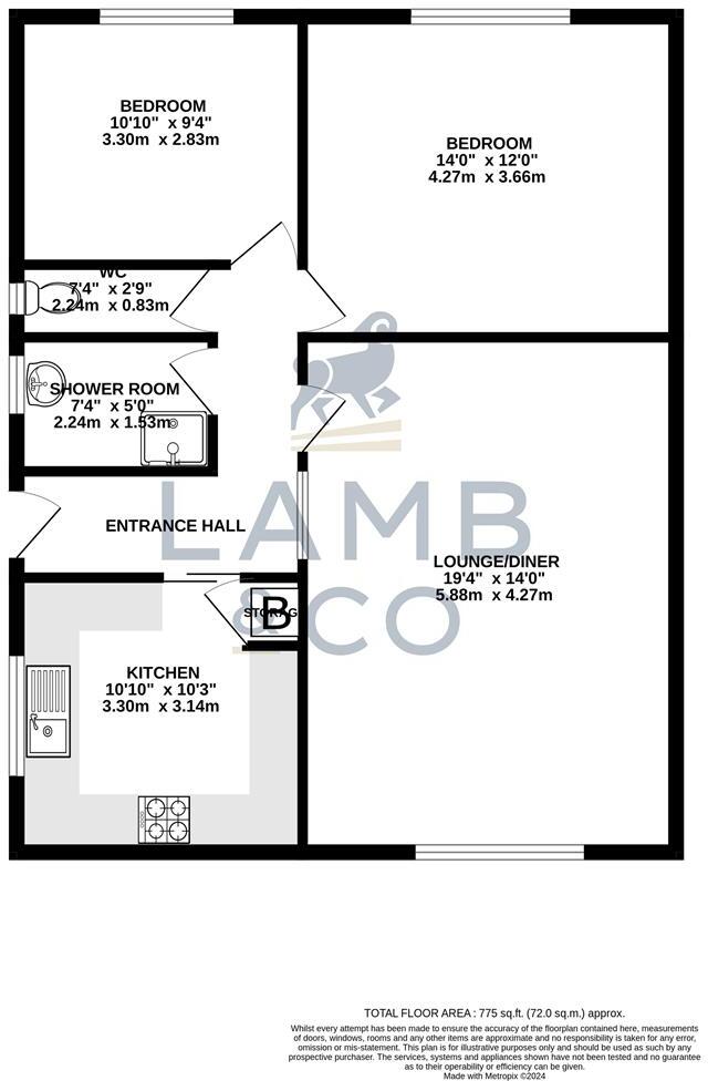 Inglenook, Clacton-On-Sea floorplan