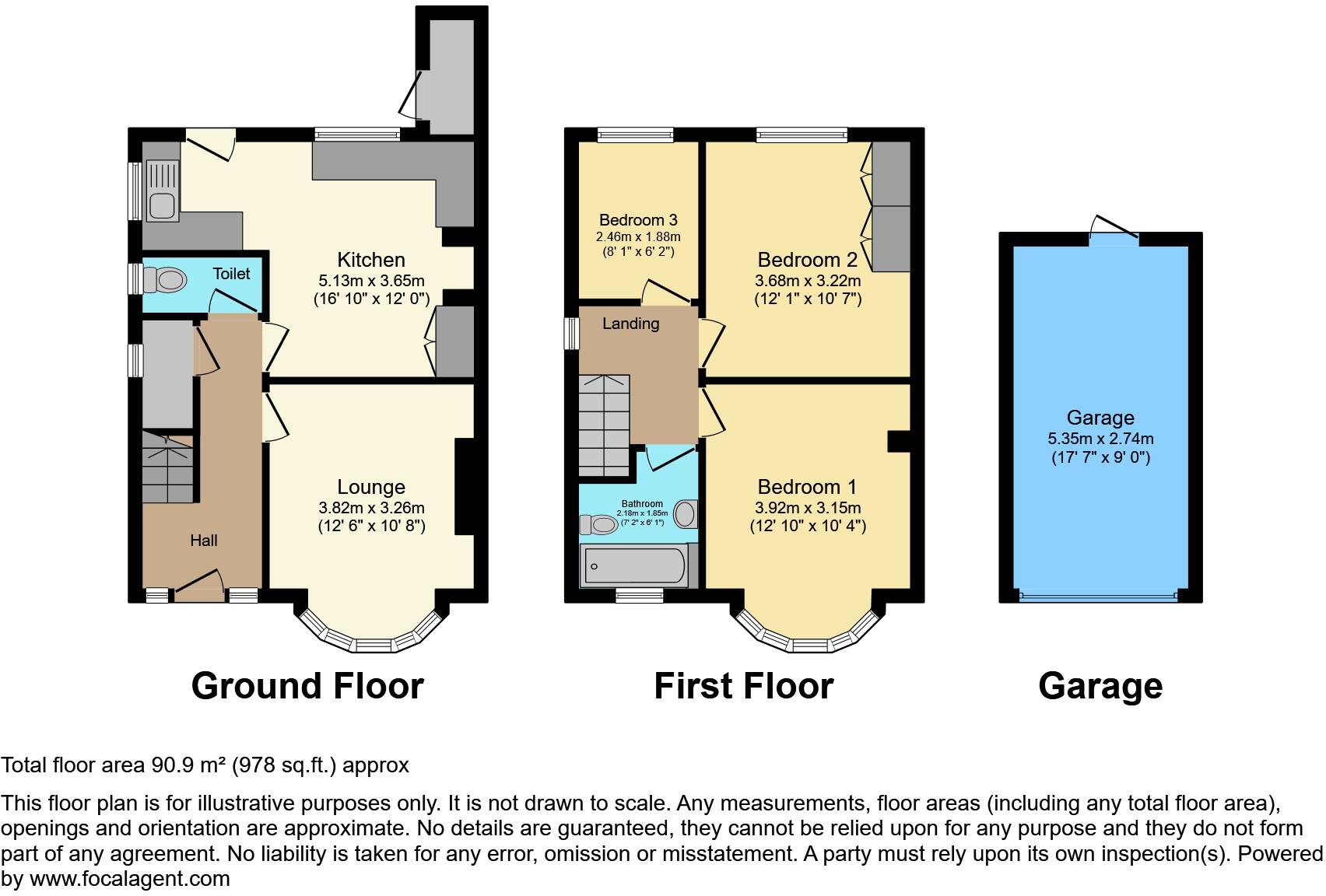Beckett Road, Doncaster, DN2 floorplan