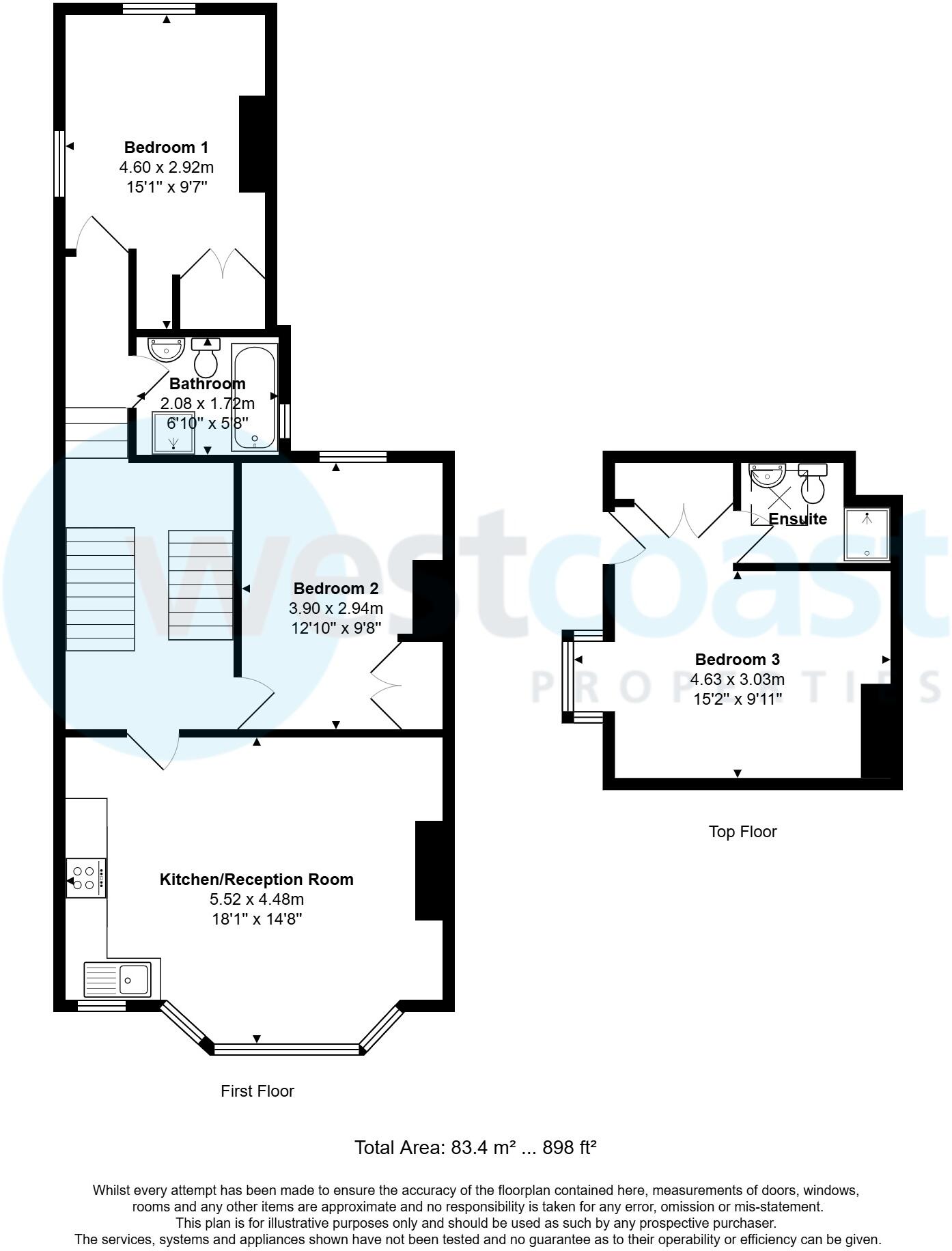 North View, Westbury Park, Bristol, BS6 floorplan