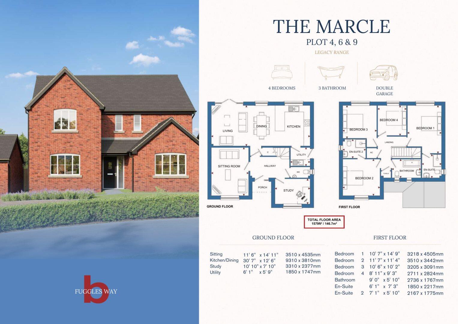 Fuggles Way, Stoke Lacy (The Marcle)  floorplan