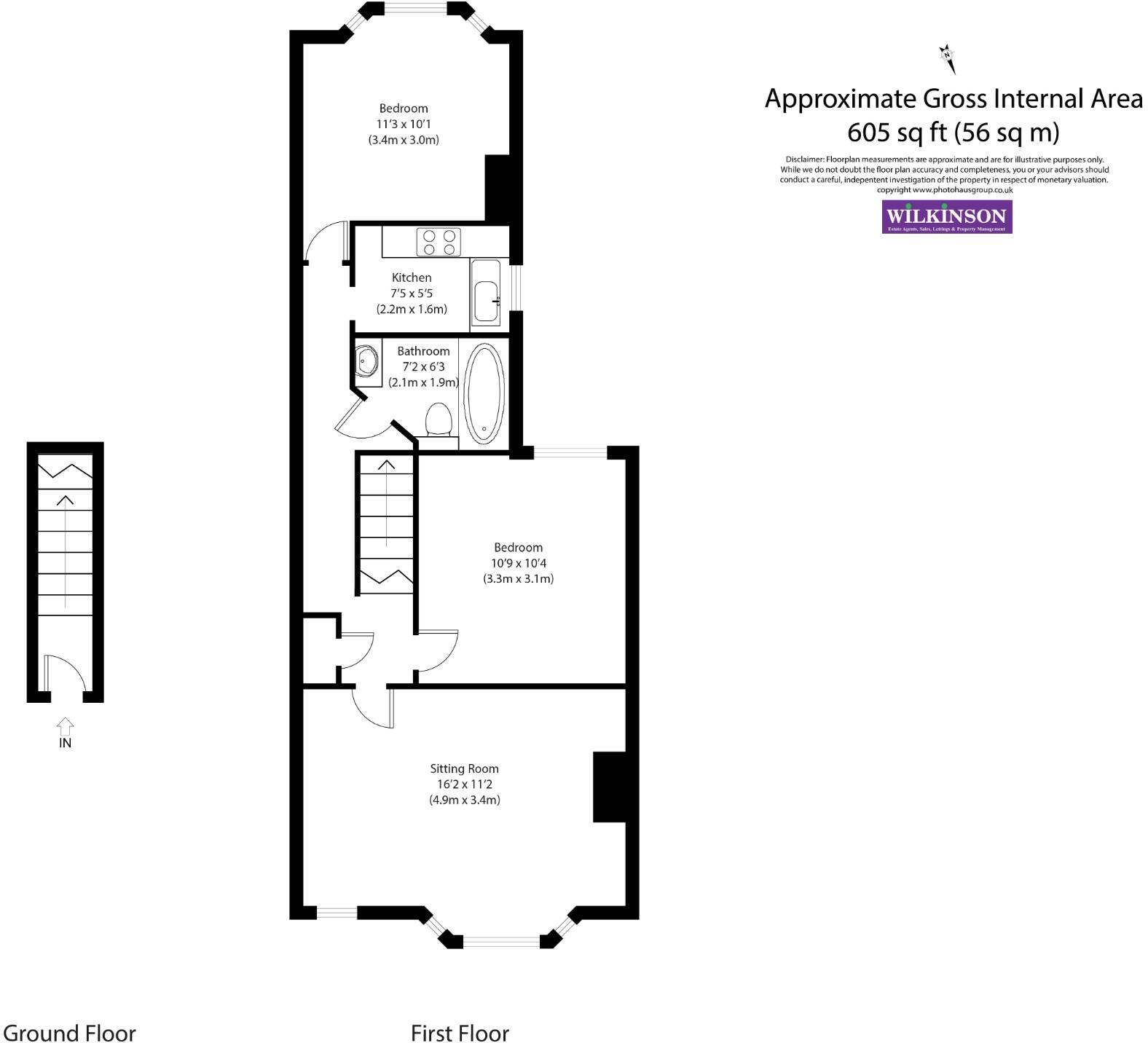 Sidney Road, London, E7 floorplan