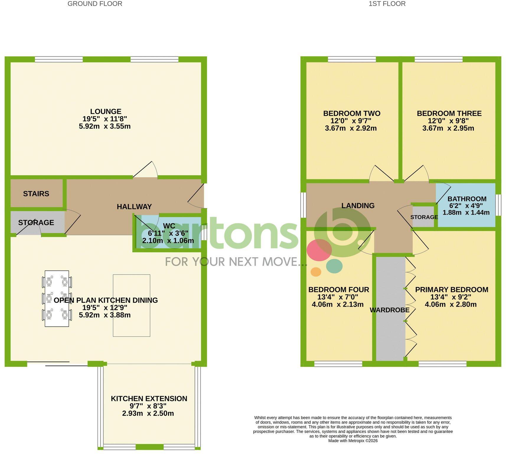 Curlew Rise, Thorpe Hesley, S61 floorplan