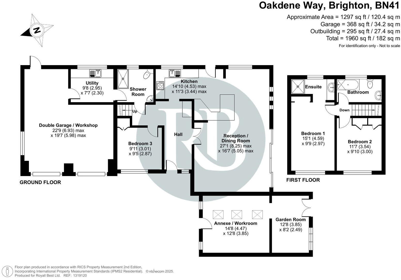 Oakdene Way, Portslade, Brighton, BN41 2RQ floorplan