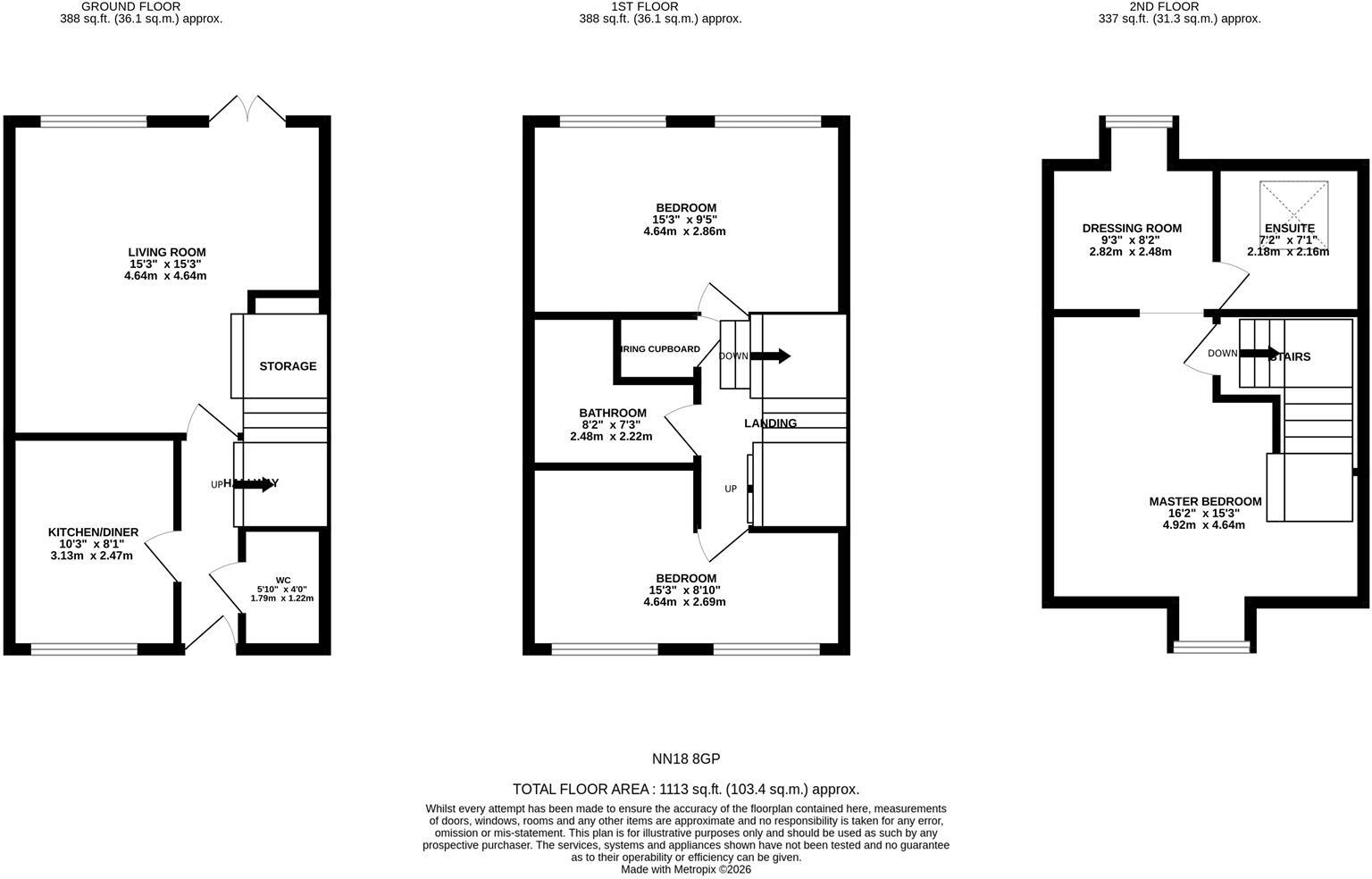 Roman Road, Corby floorplan
