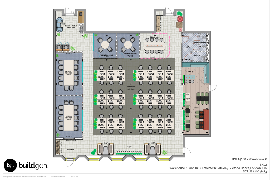 R2B - Indicative Space Plan