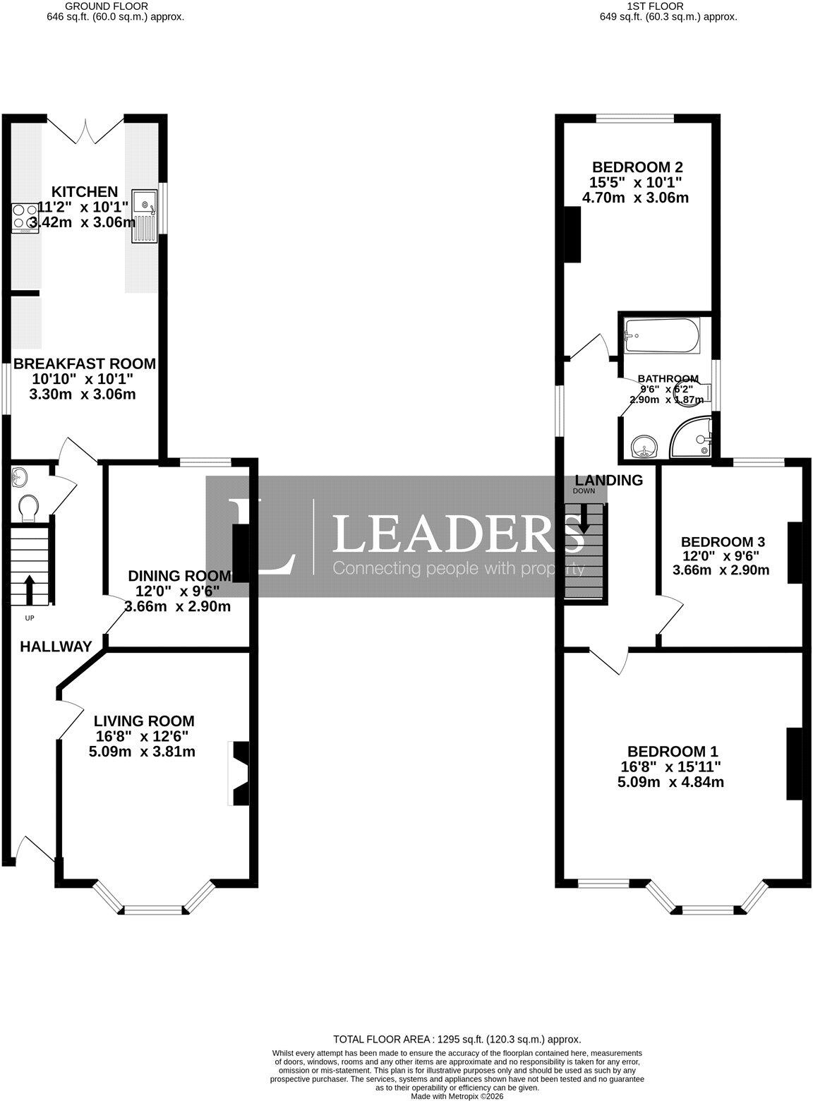 York Road, Worthing, West Sussex floorplan