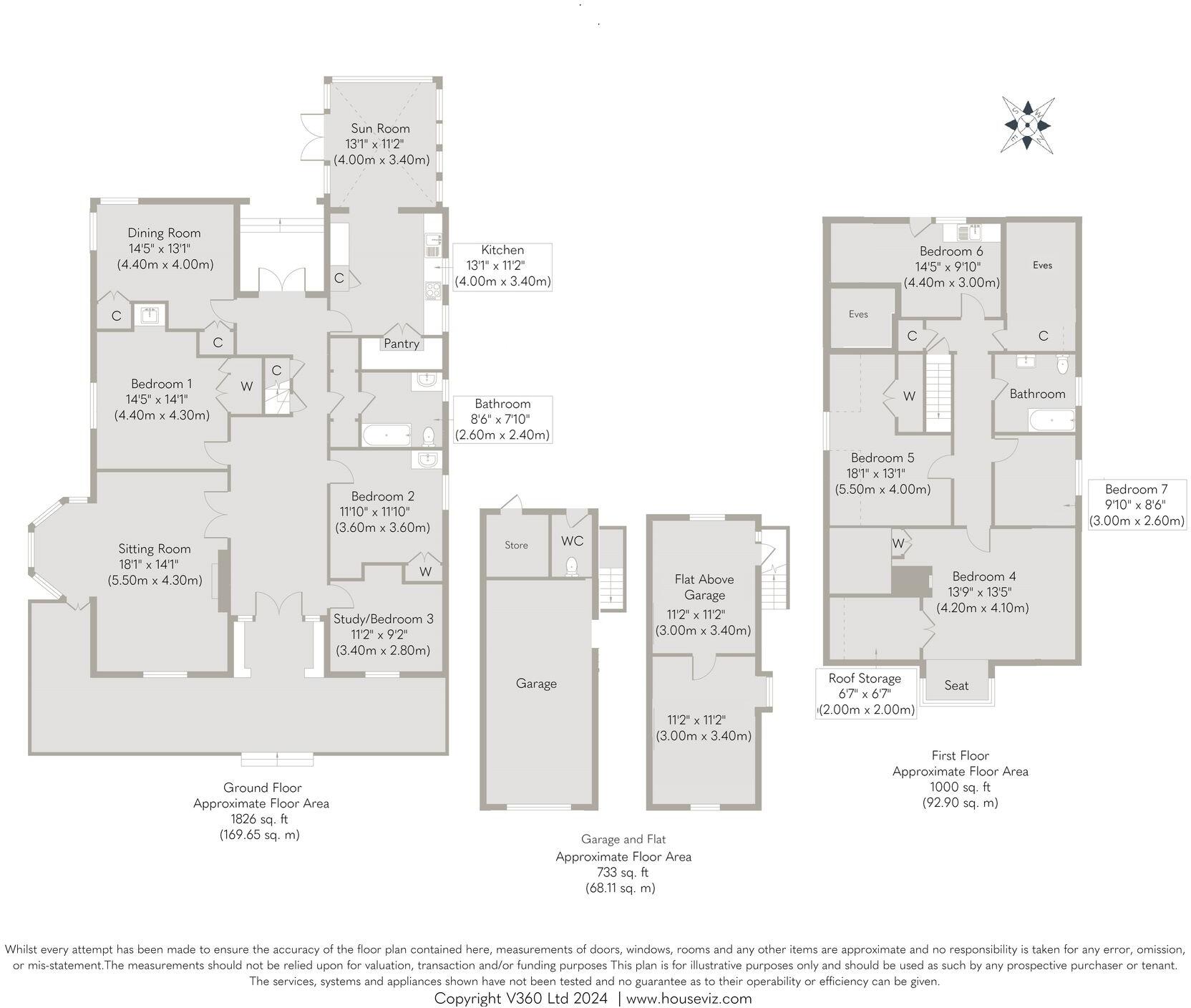 Spacious Six-Bed Home with Sea Views in Old Hunstanton floorplan