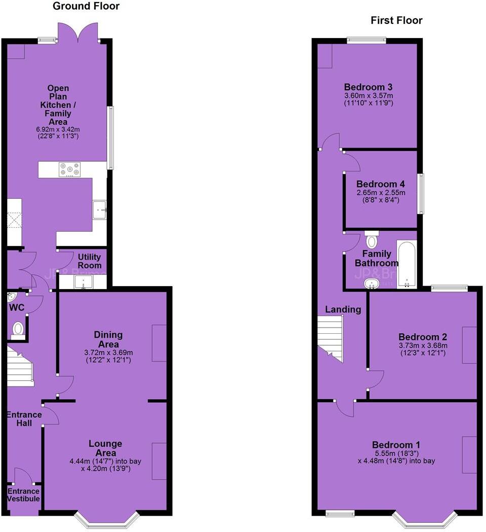 Oswald Road, Chorlton floorplan