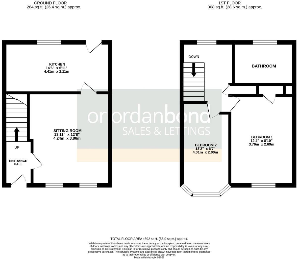 Monarch Road, Kingsthorpe Hollow, Northampton NN2 floorplan