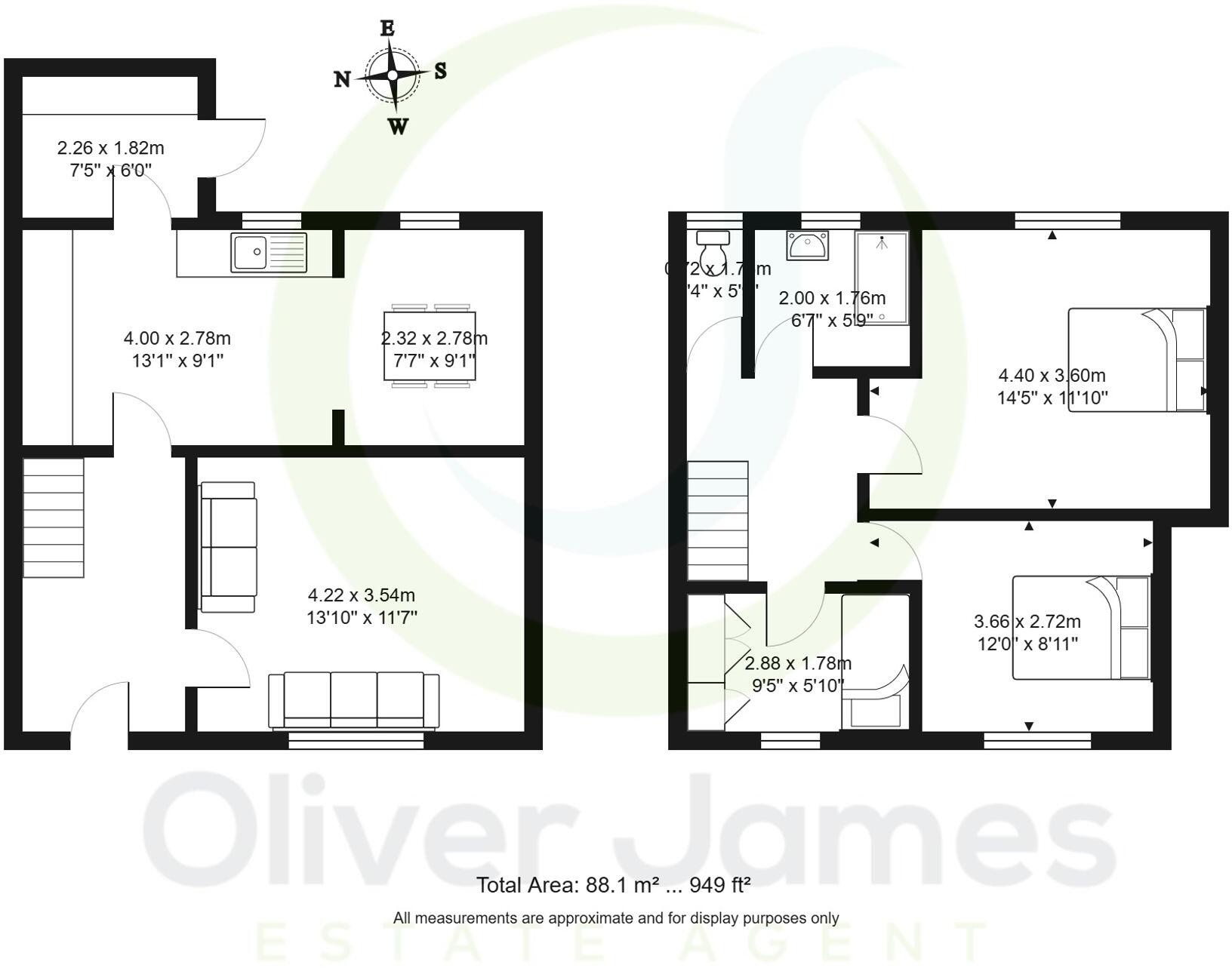 Hertford Grove, Cadishead, M44 floorplan