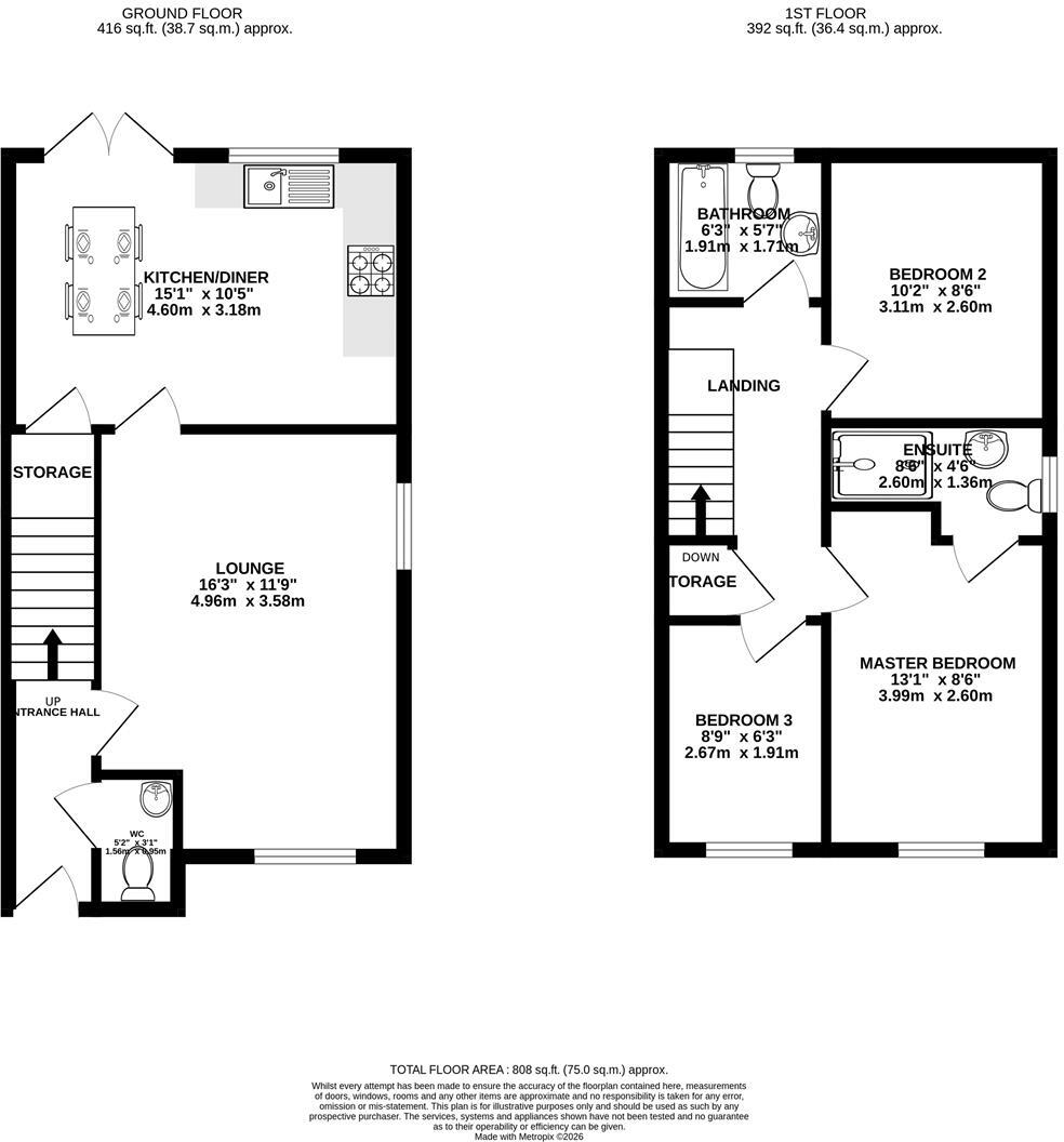 Clos Harry, Penygarn, Pontypool floorplan