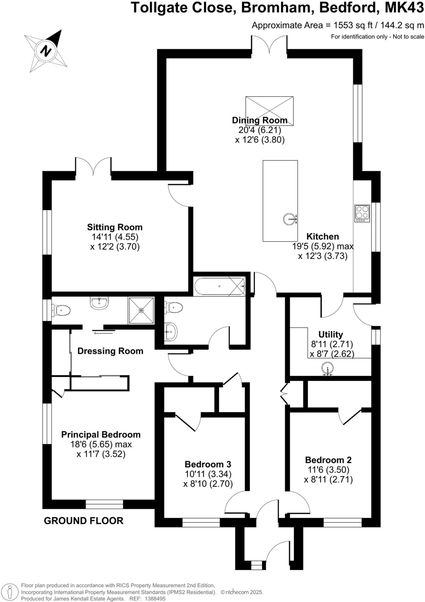 Tollgate Close, Bromham, MK43 floorplan