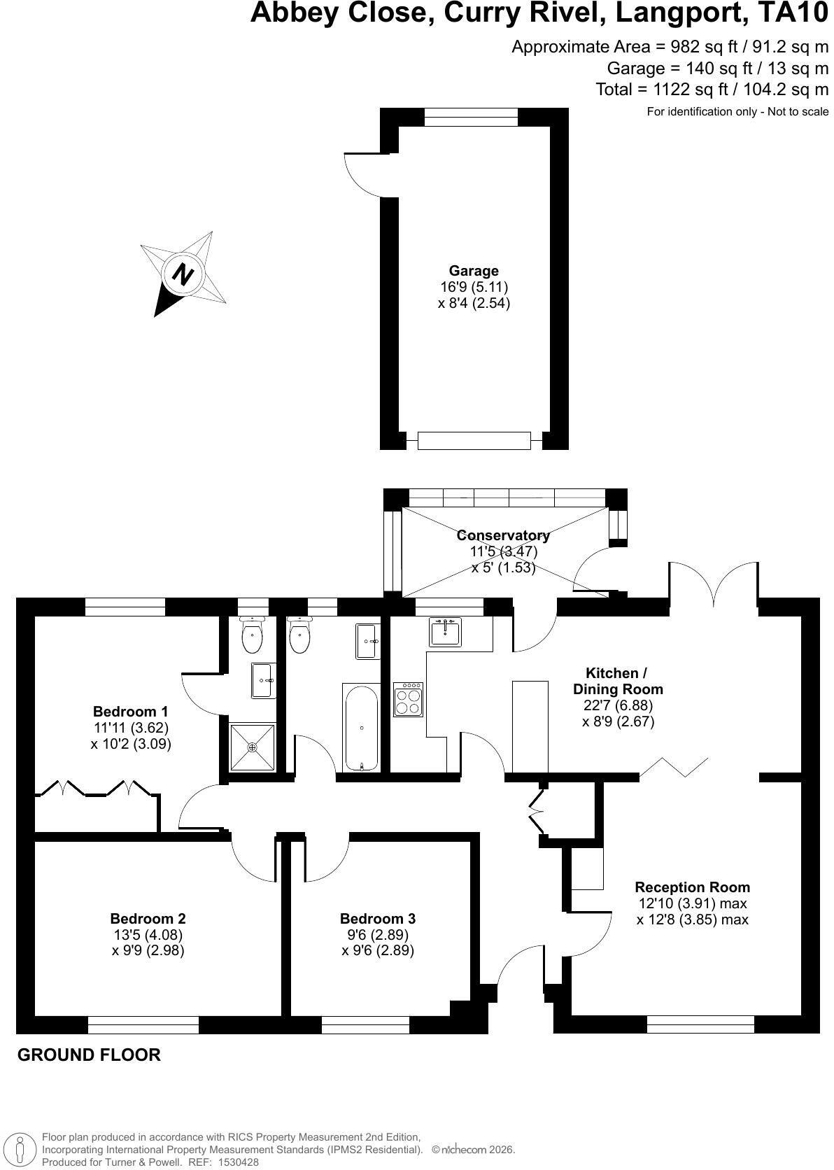 Abbey Close, Curry Rivel, Langport floorplan