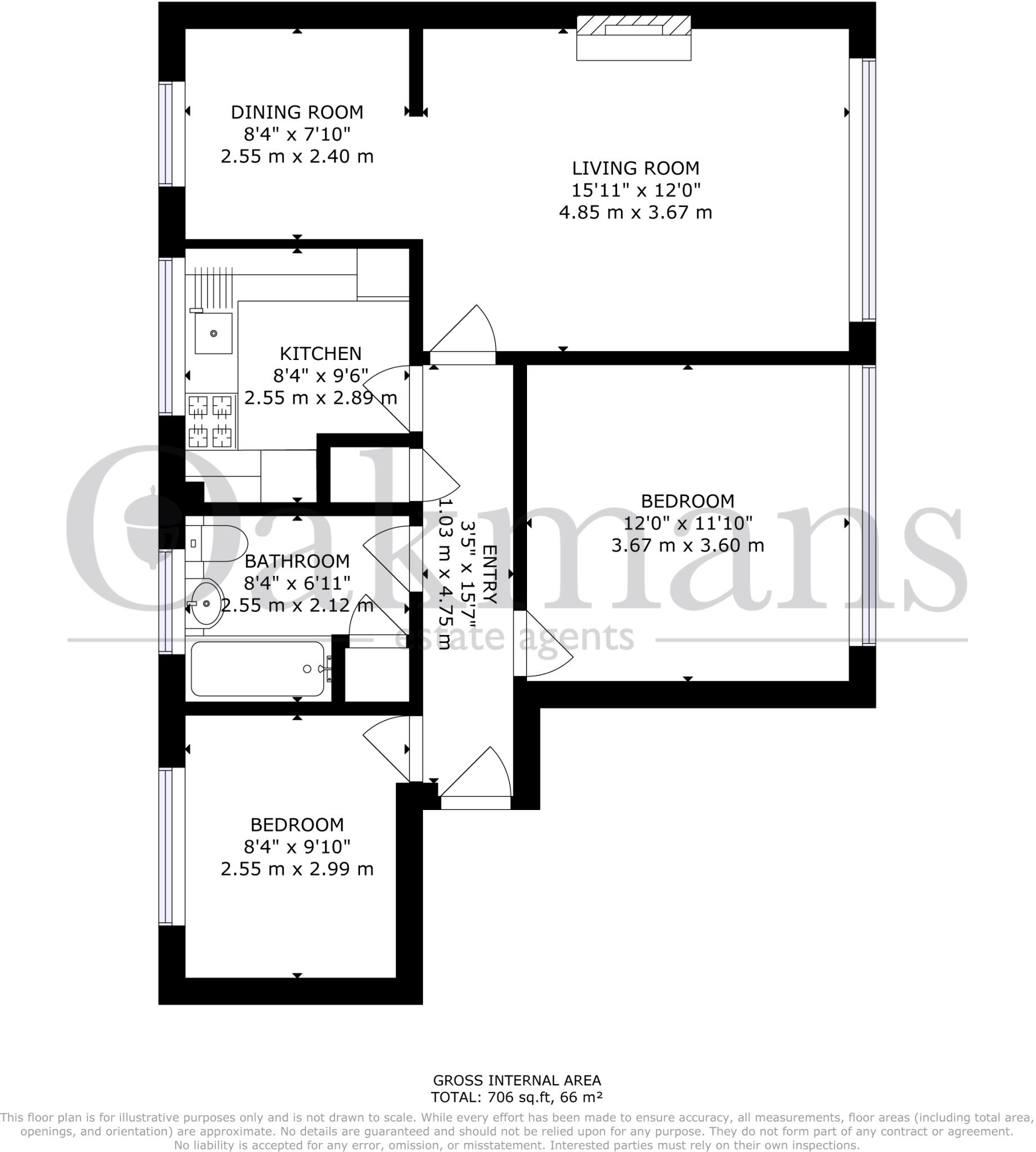 12, Tugford Road, Birmingham, B29 floorplan