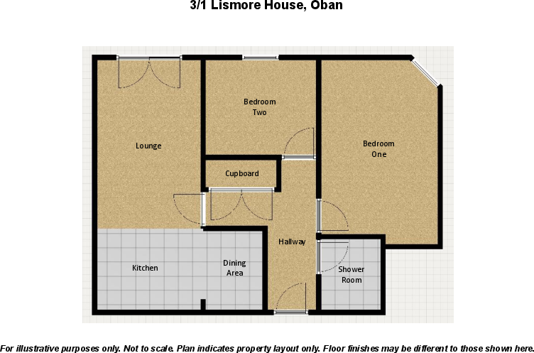 3/1 Lismore House, Oban, Argyll, PA34 4NU floorplan