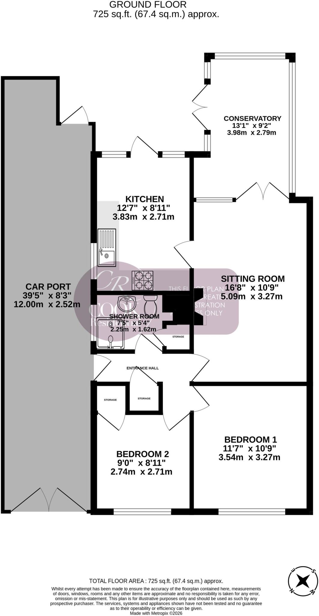 Solway Road, Cheltenham floorplan