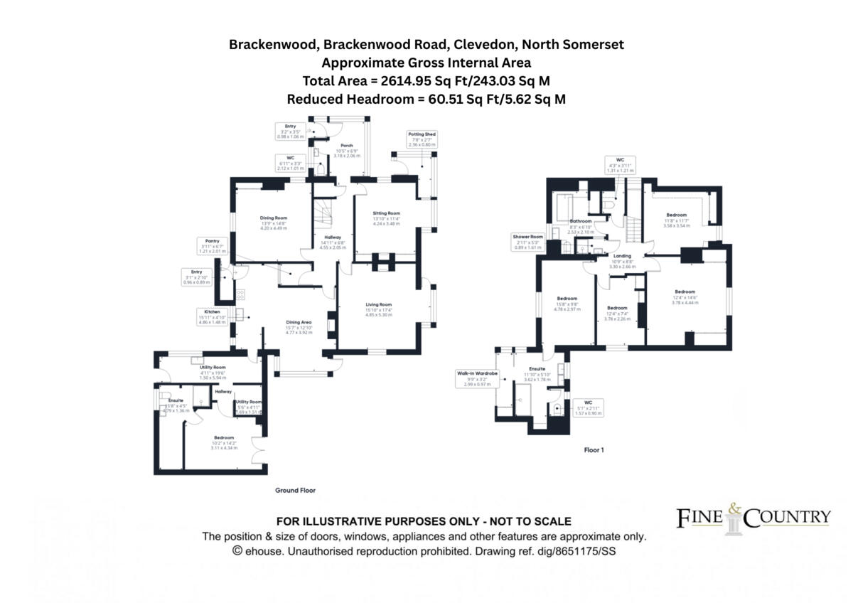 Brackenwood Road, Clevedon, BS21 floorplan