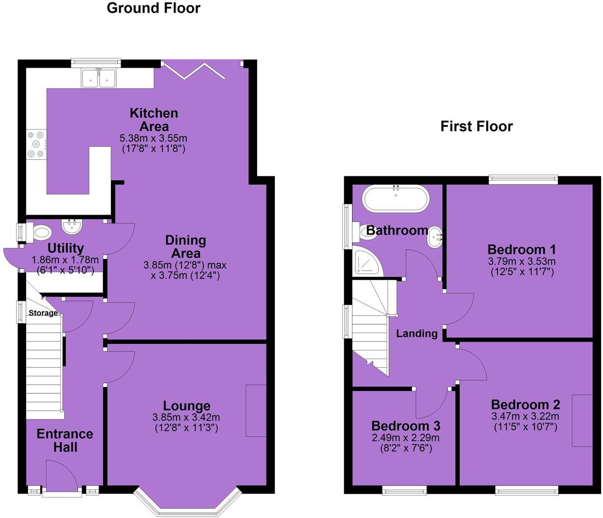 Copley Road, Chorlton floorplan