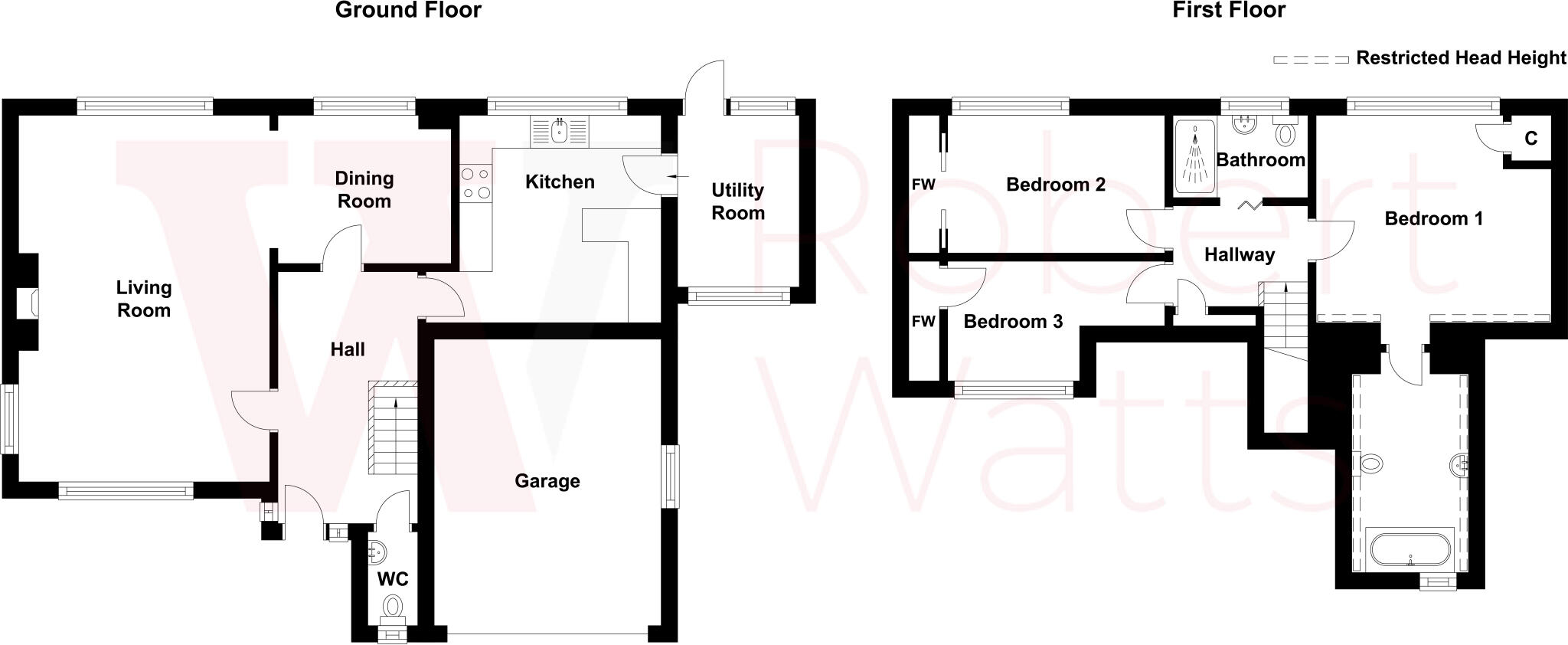 Field Head Lane, Birstall, West Yorkshire, WF17 floorplan