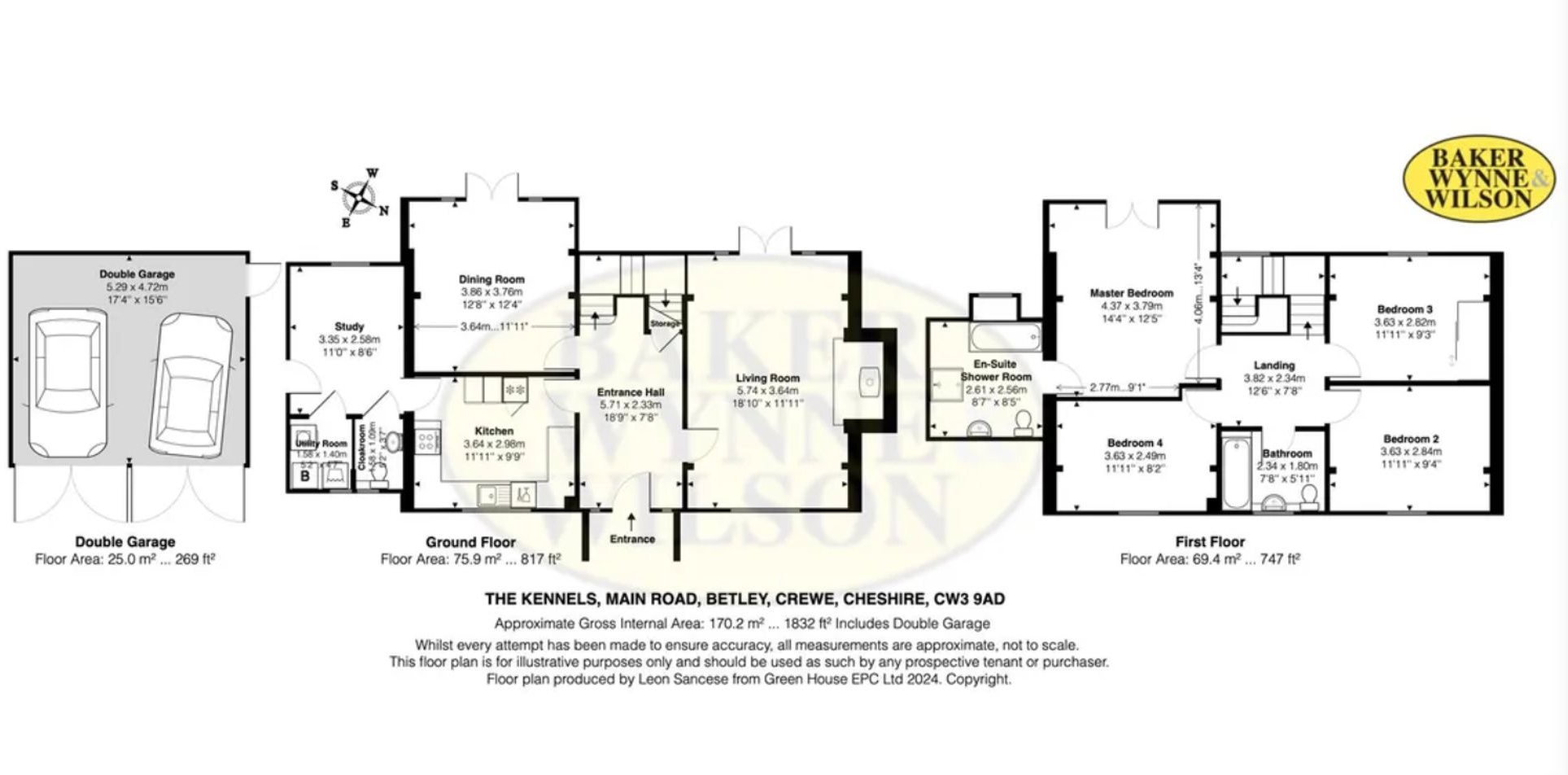 Main Road, Betley, CW3 floorplan