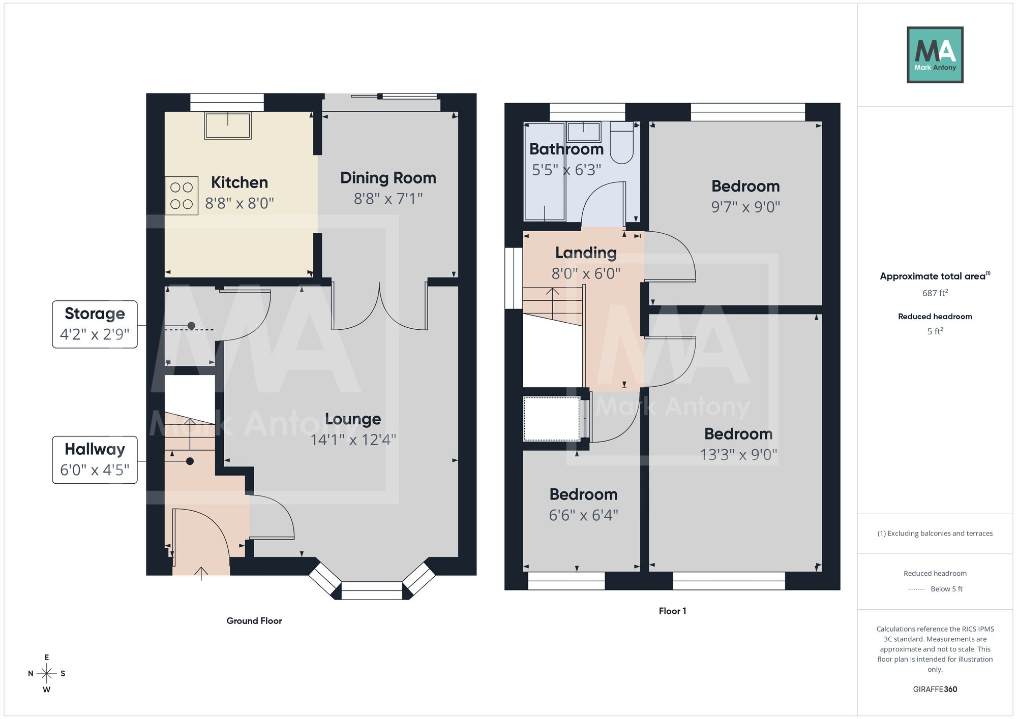 Mossdale Close, Great Sankey, WA5 floorplan