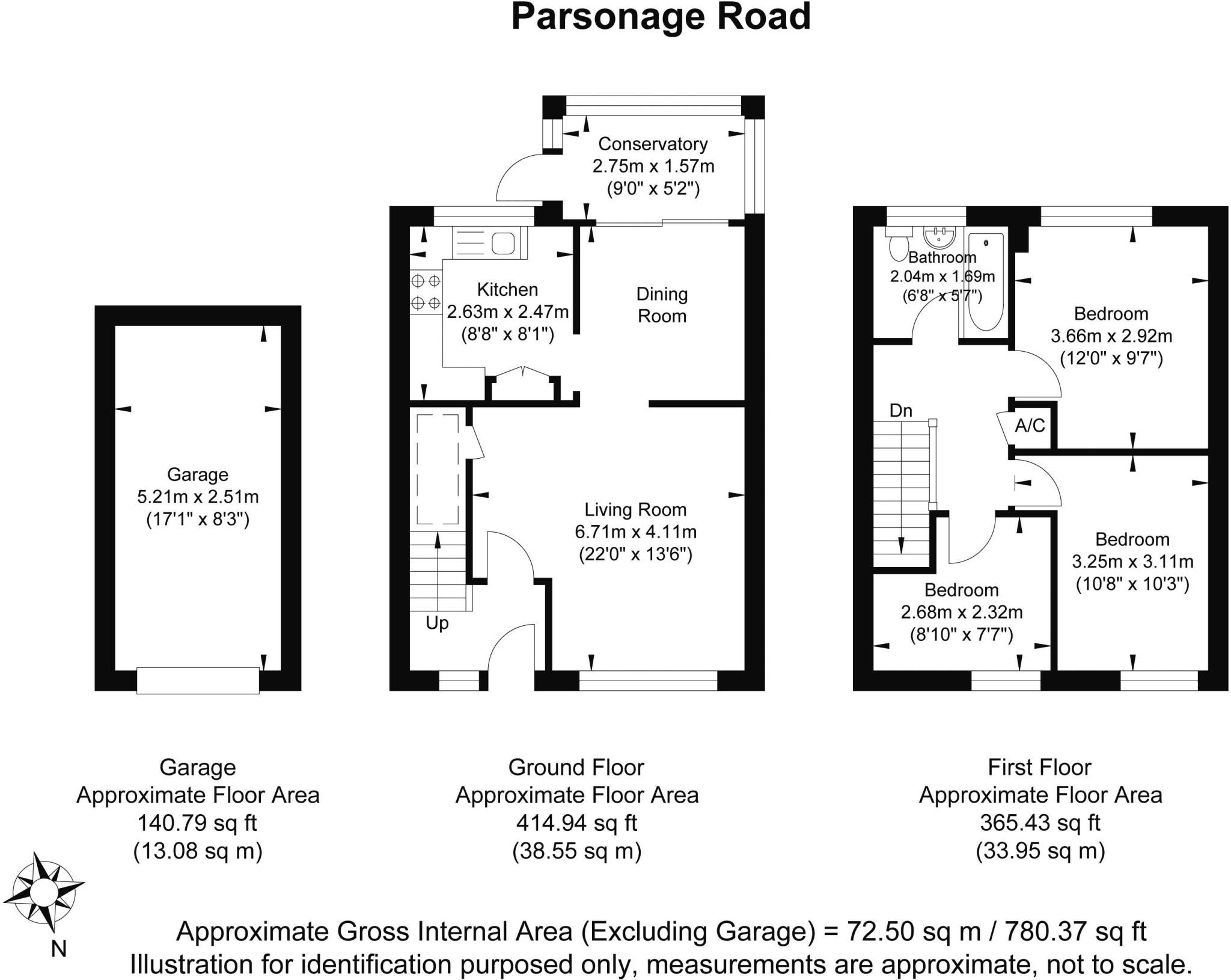 Parsonage Road, Henfield floorplan