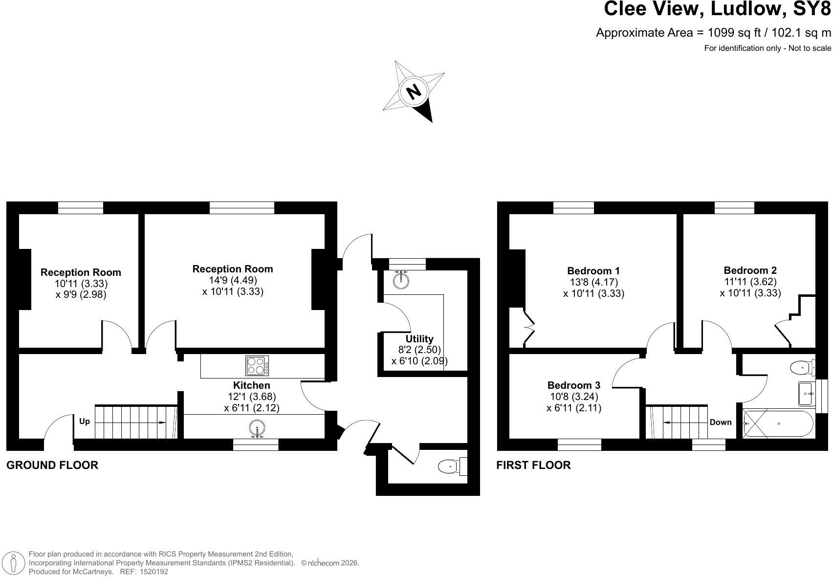 Clee View, Ludlow, Shropshire floorplan