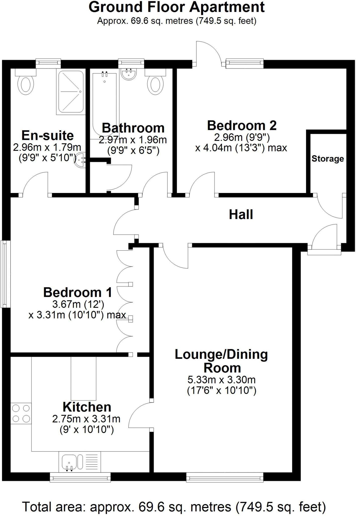Hillside Court, Hillside Road, Appleton floorplan