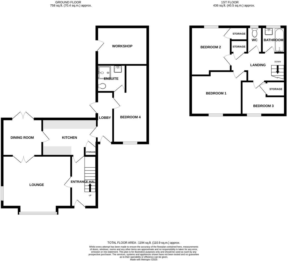 23, Avon Road, South Wootton, King's Lynn, PE30 floorplan