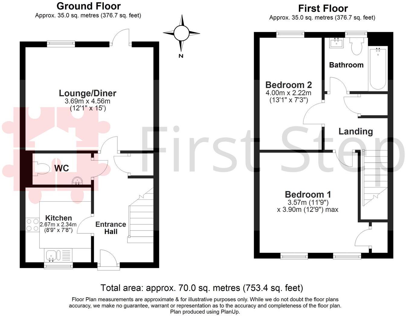 Bates Avenue, Arlesey, SG15 6AT floorplan