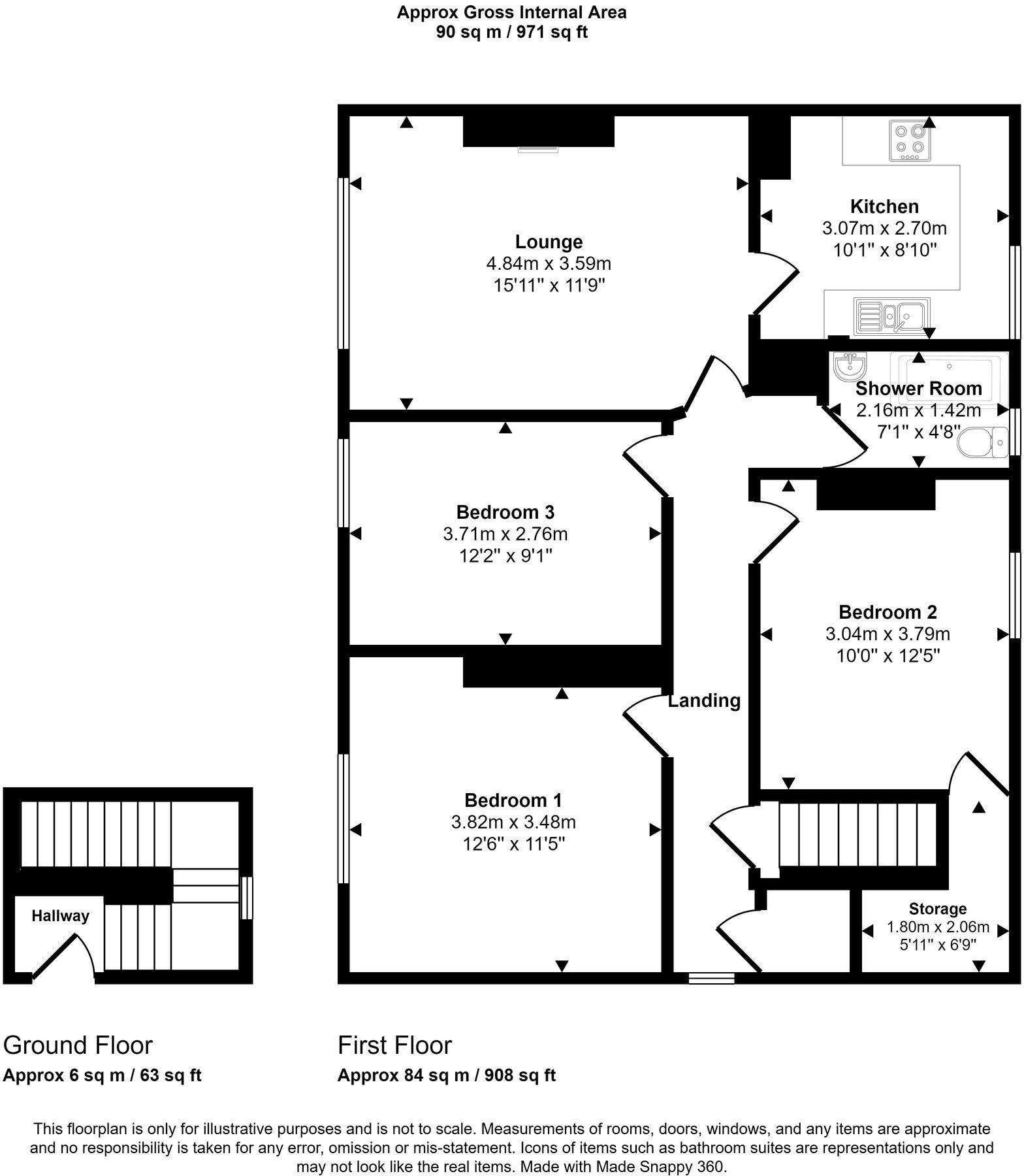 4 Kennedy Drive, Dunure , KA7 4LS floorplan