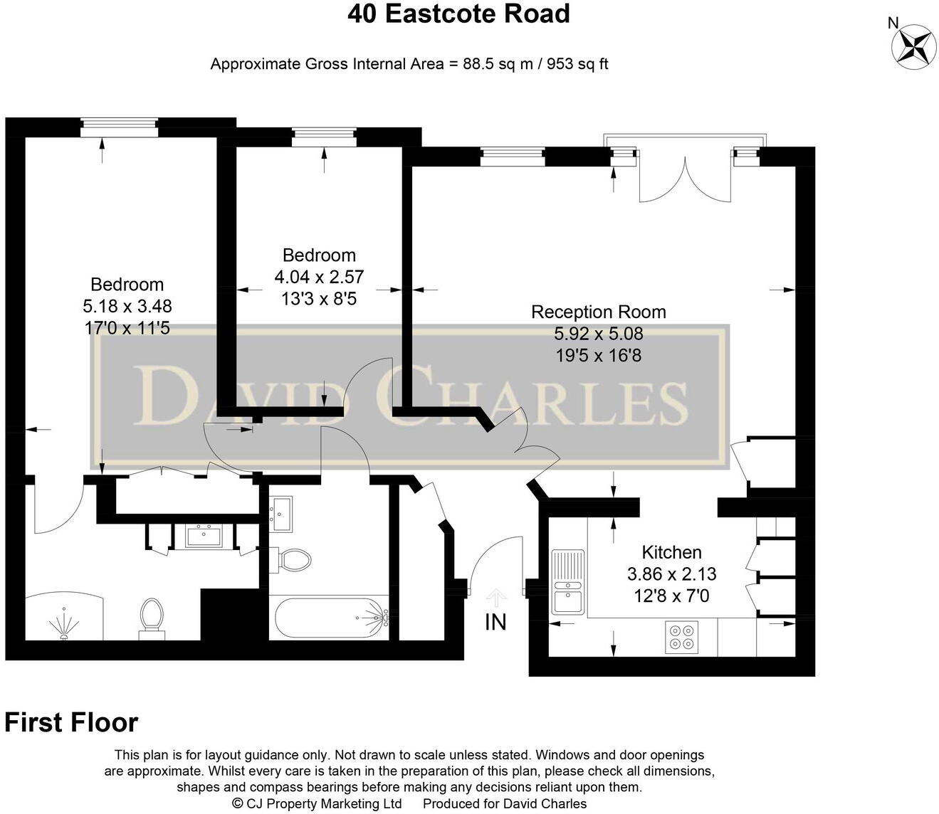 Eastcote Road, Pinner, HA5 floorplan