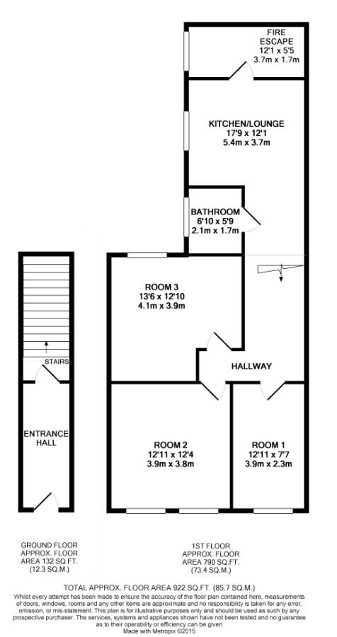 Evelyn Place, Plymouth floorplan