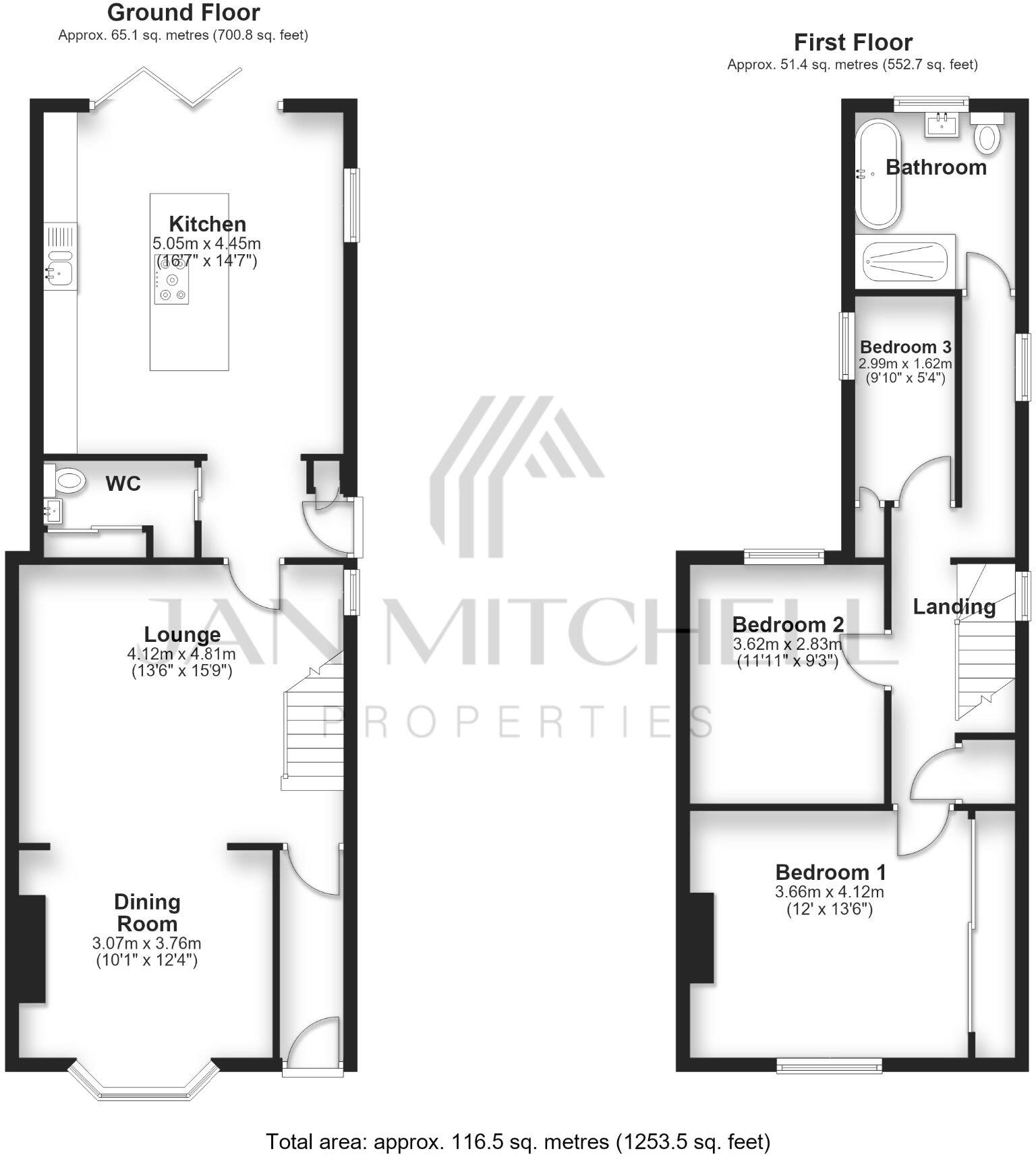 Selborne Gardens, Shotley Bridge, Consett floorplan