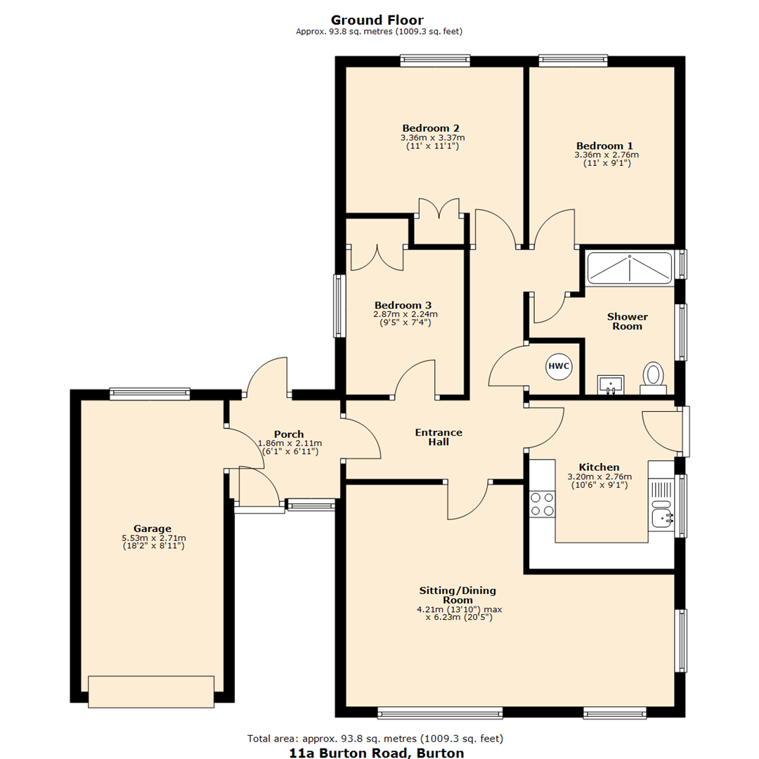 11a Burton Hill, Burton in Lonsdale floorplan