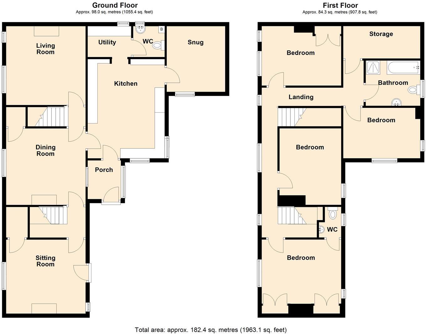 Barnby Lane, Claypole floorplan