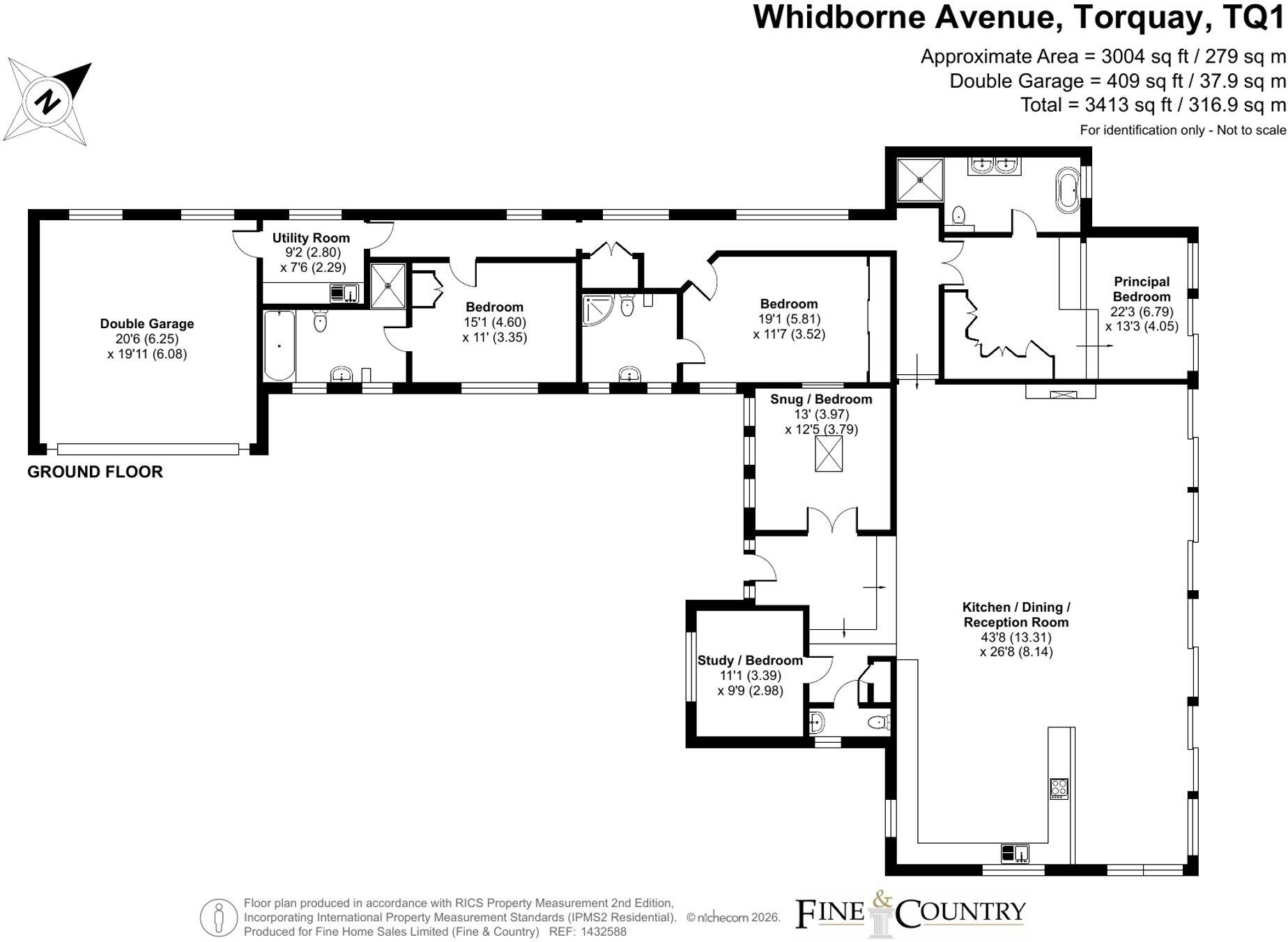 Whidborne Avenue, Torquay, TQ1 floorplan