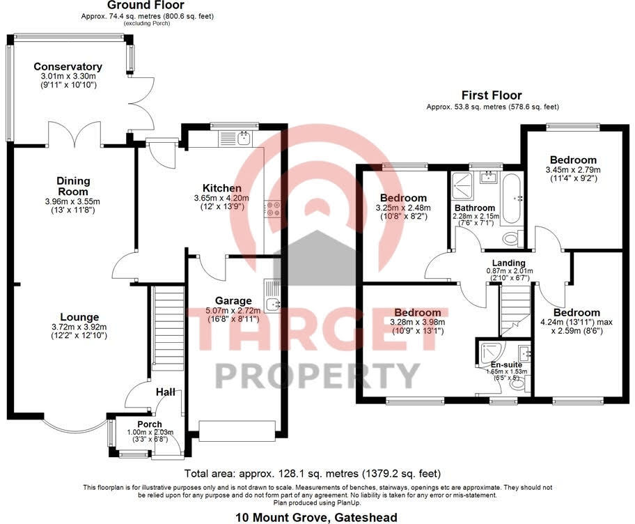 Mount Grove, Gateshead floorplan