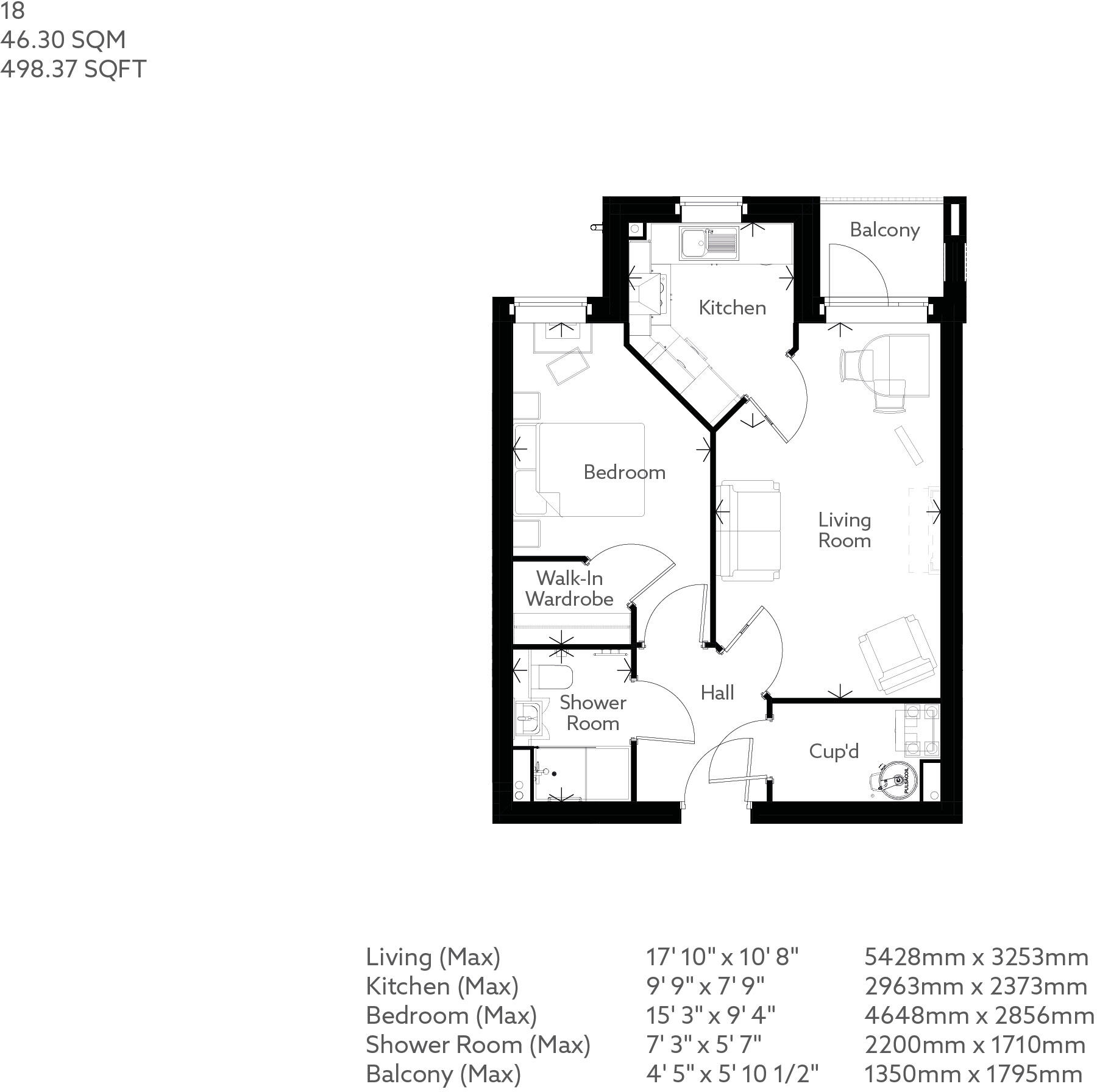 Barley Place,
Blandford St Mary,
Dorset.
DT11 9GN floorplan