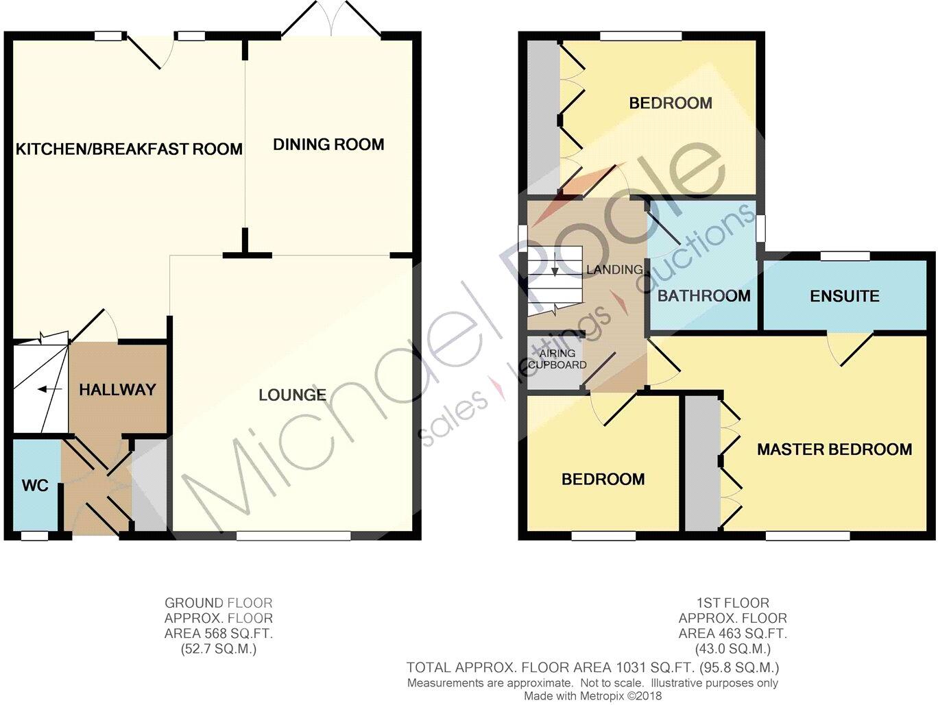 Spring Bank Wood, Wynyard floorplan